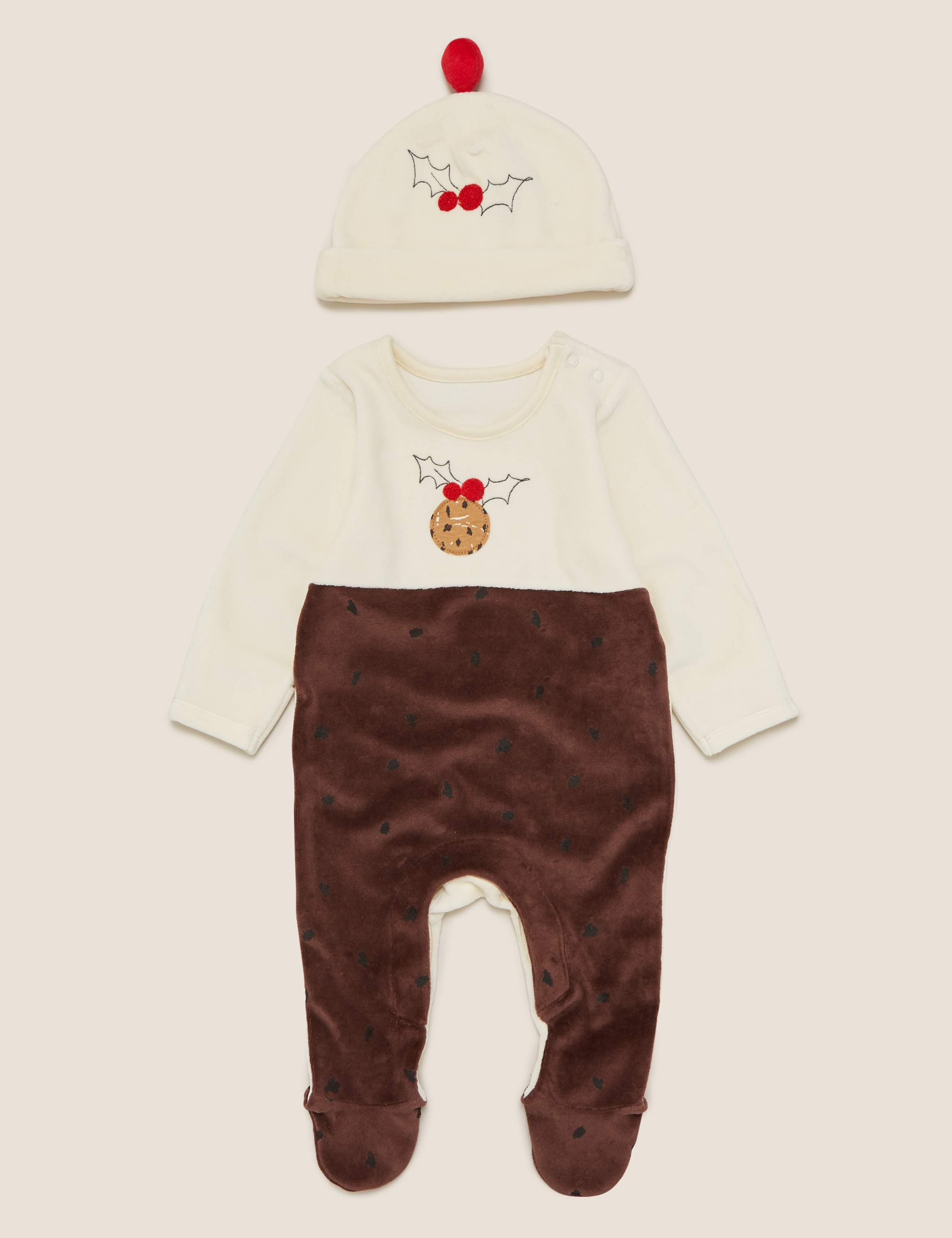Toddler Costume Newborn Baby Christmas Pudding Outfit Christmas