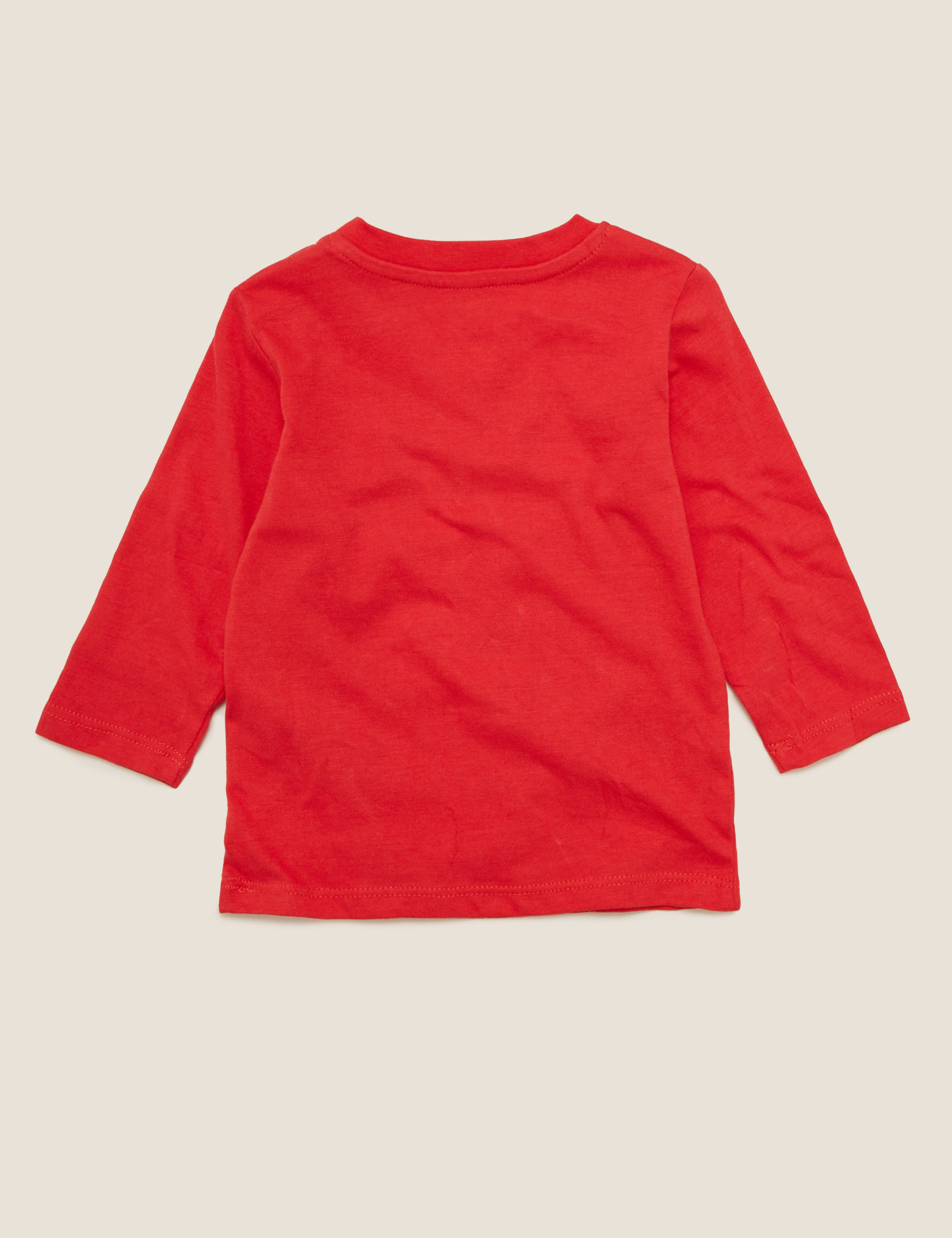 Pure Cotton Snowman Christmas Top (0-3 Yrs) 2 of 3