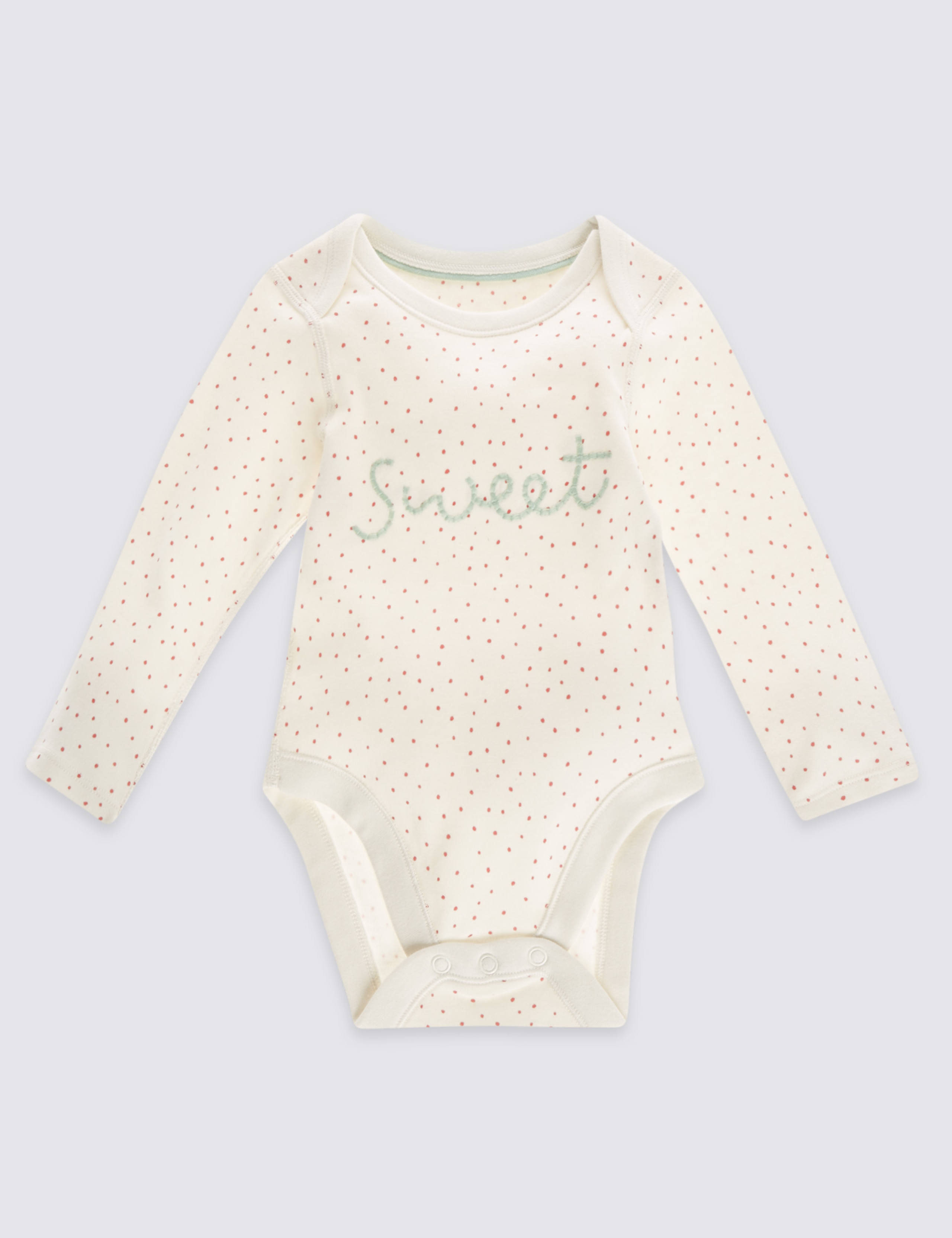 2 Pack Pure Cotton Bodysuits 3 of 6