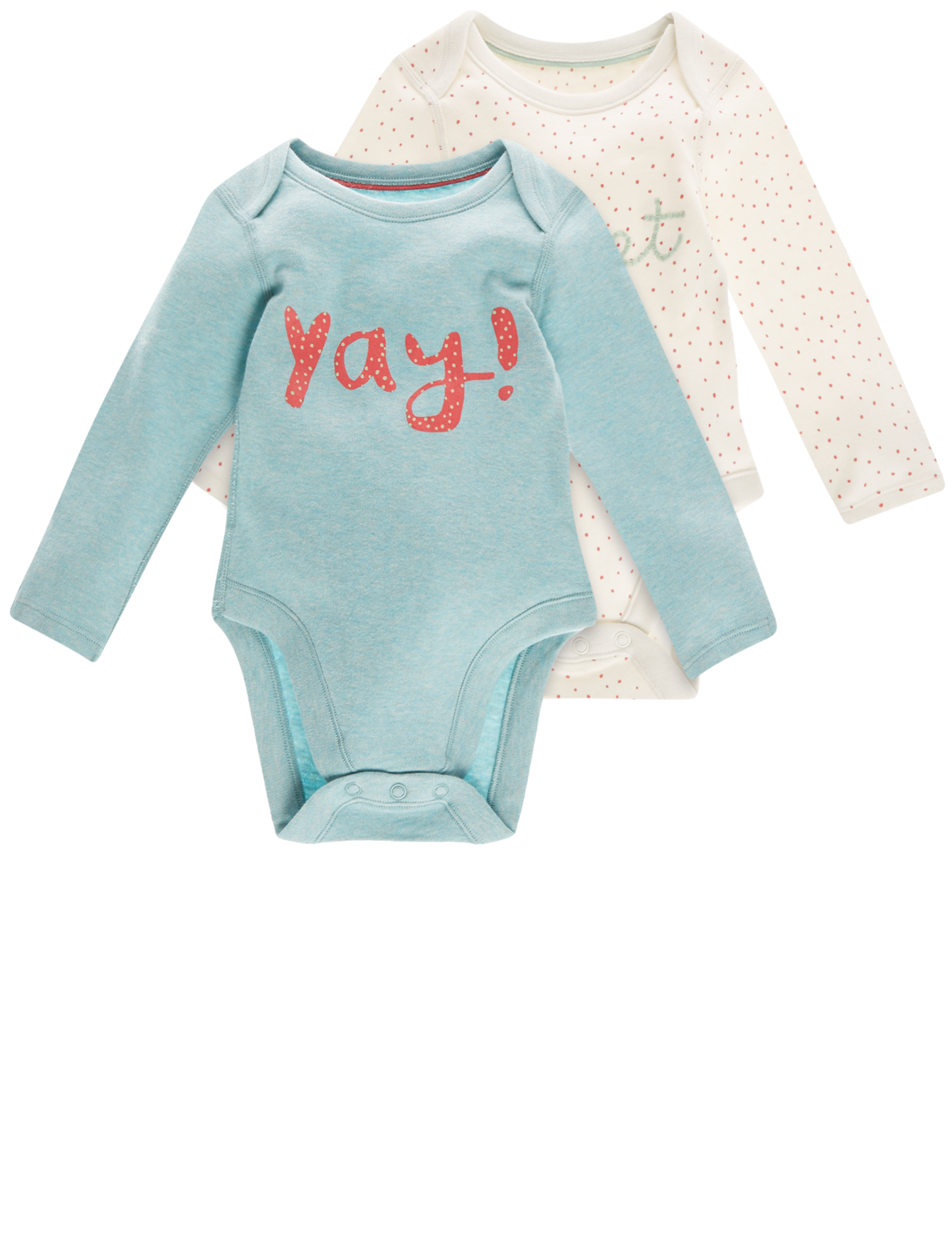 2 Pack Pure Cotton Bodysuits 5 of 6
