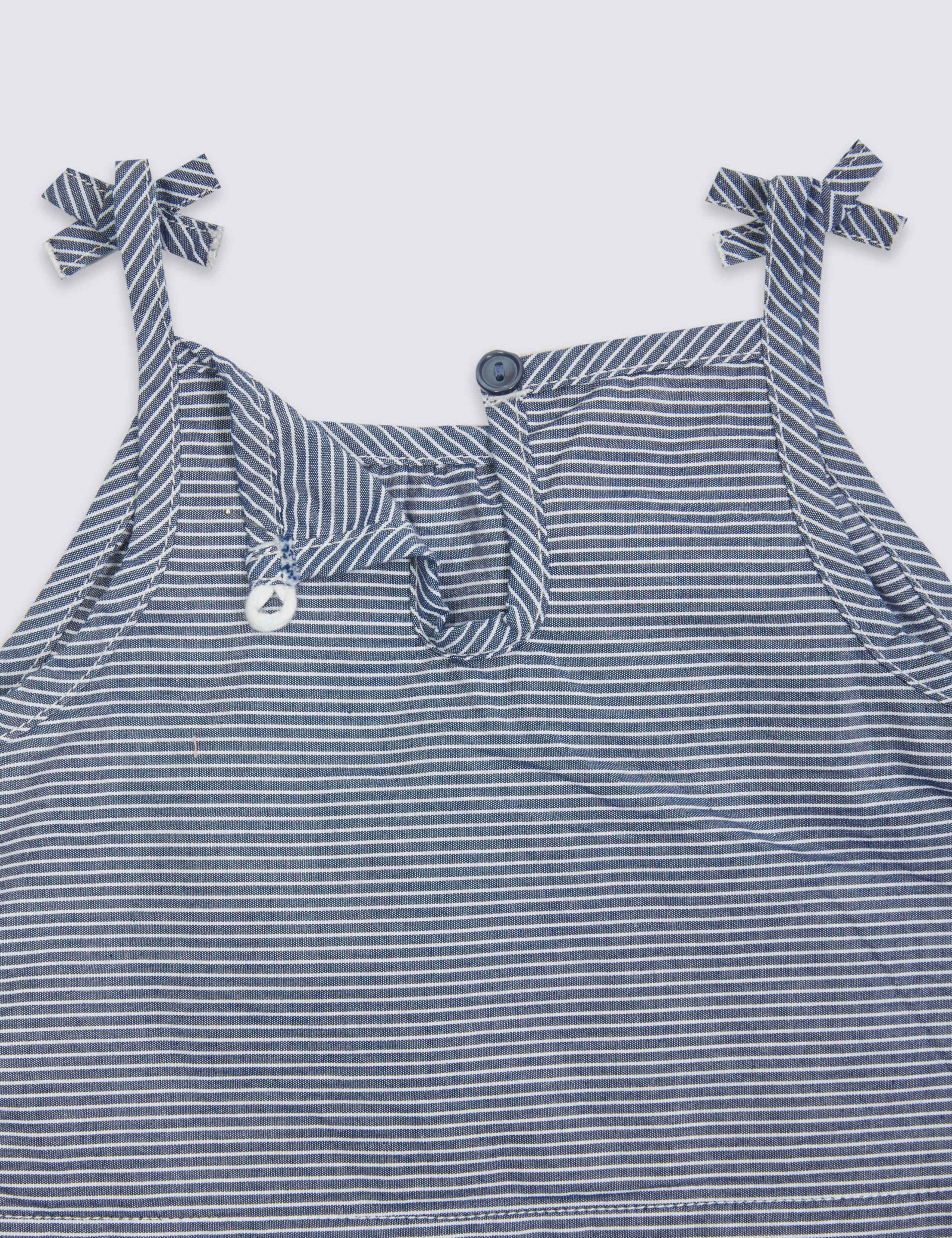 Pure Cotton Striped Romper 3 of 3