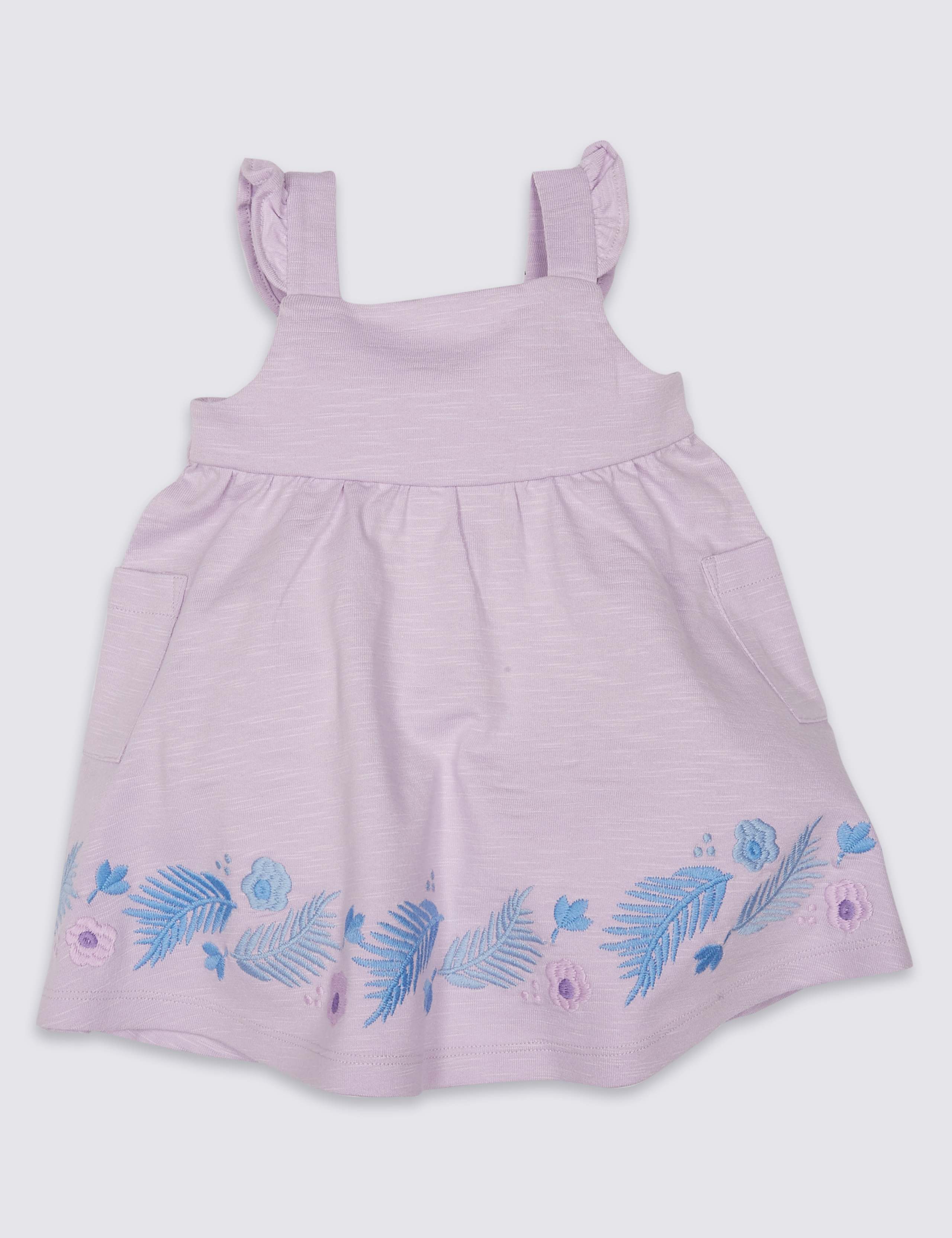 2 Pack Pure Cotton Jersey Dress 3 of 7