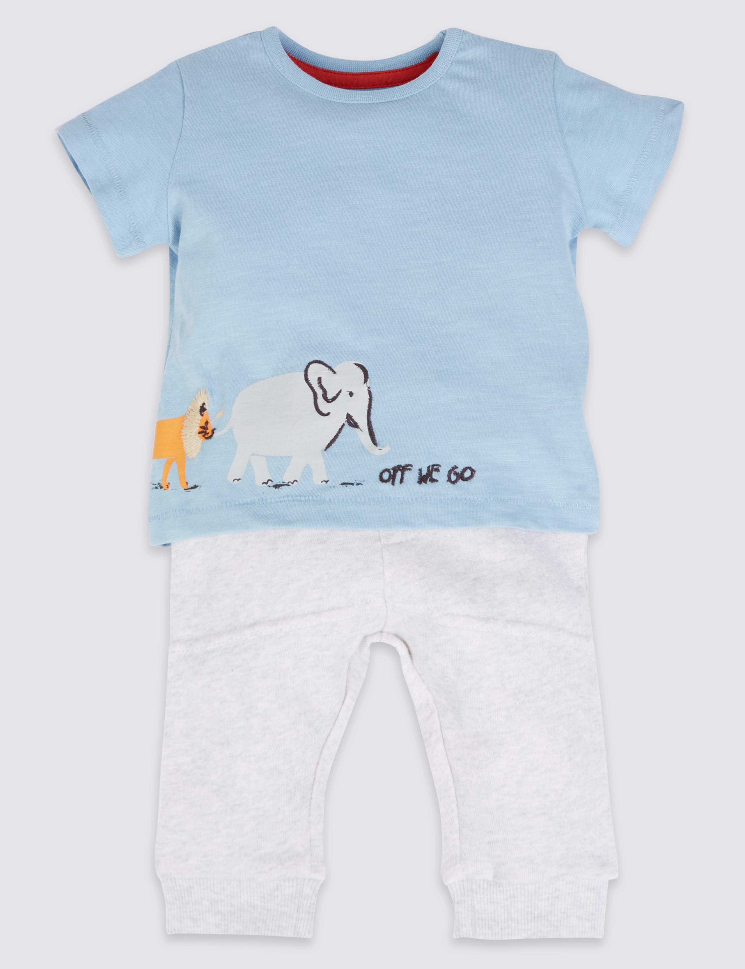 2 Piece Pure Cotton Top & Joggers Outfit 1 of 5