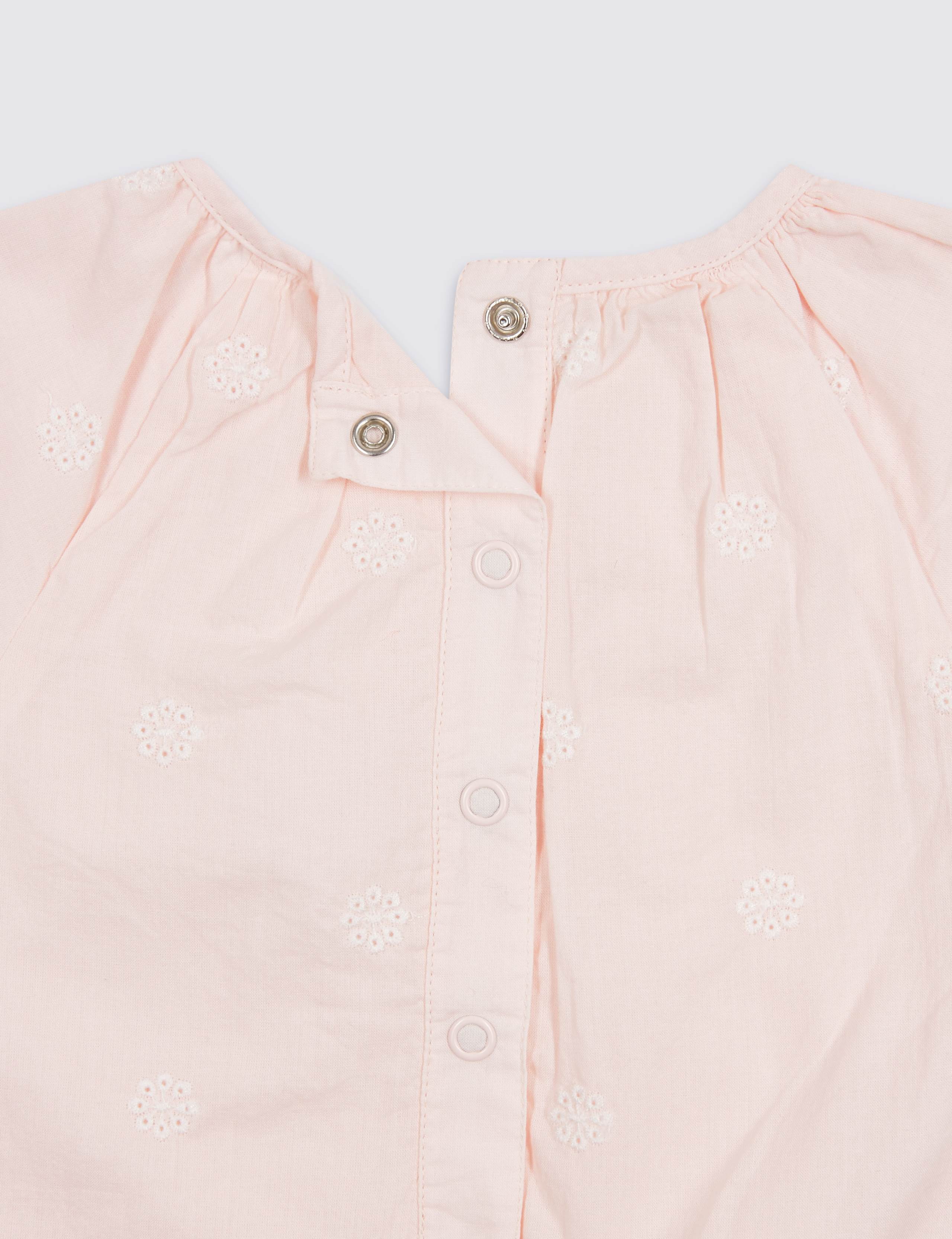 Embroidered Woven Pure Cotton Romper 3 of 5