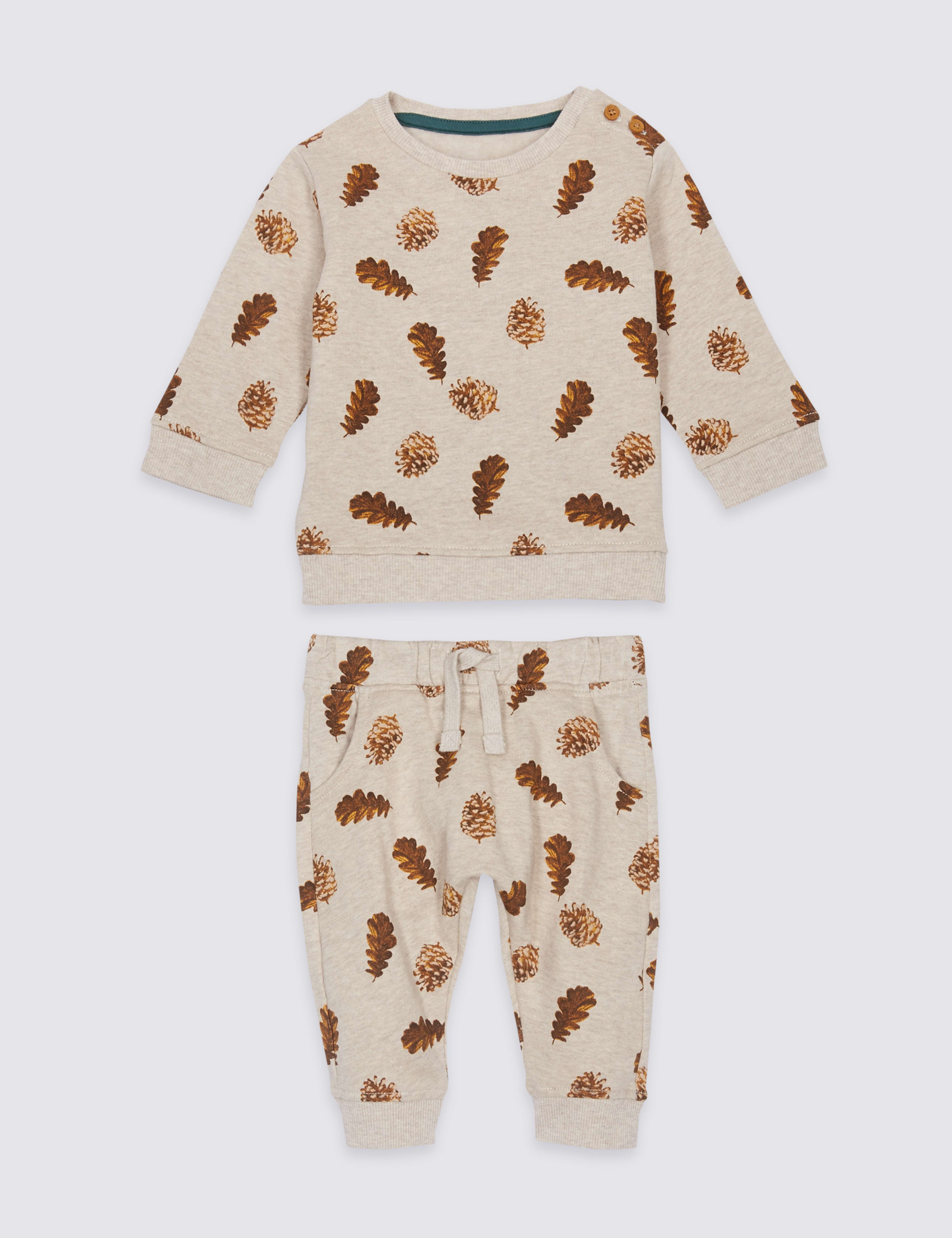 2 Piece All Over Print Top & Bottom Outfit 2 of 6