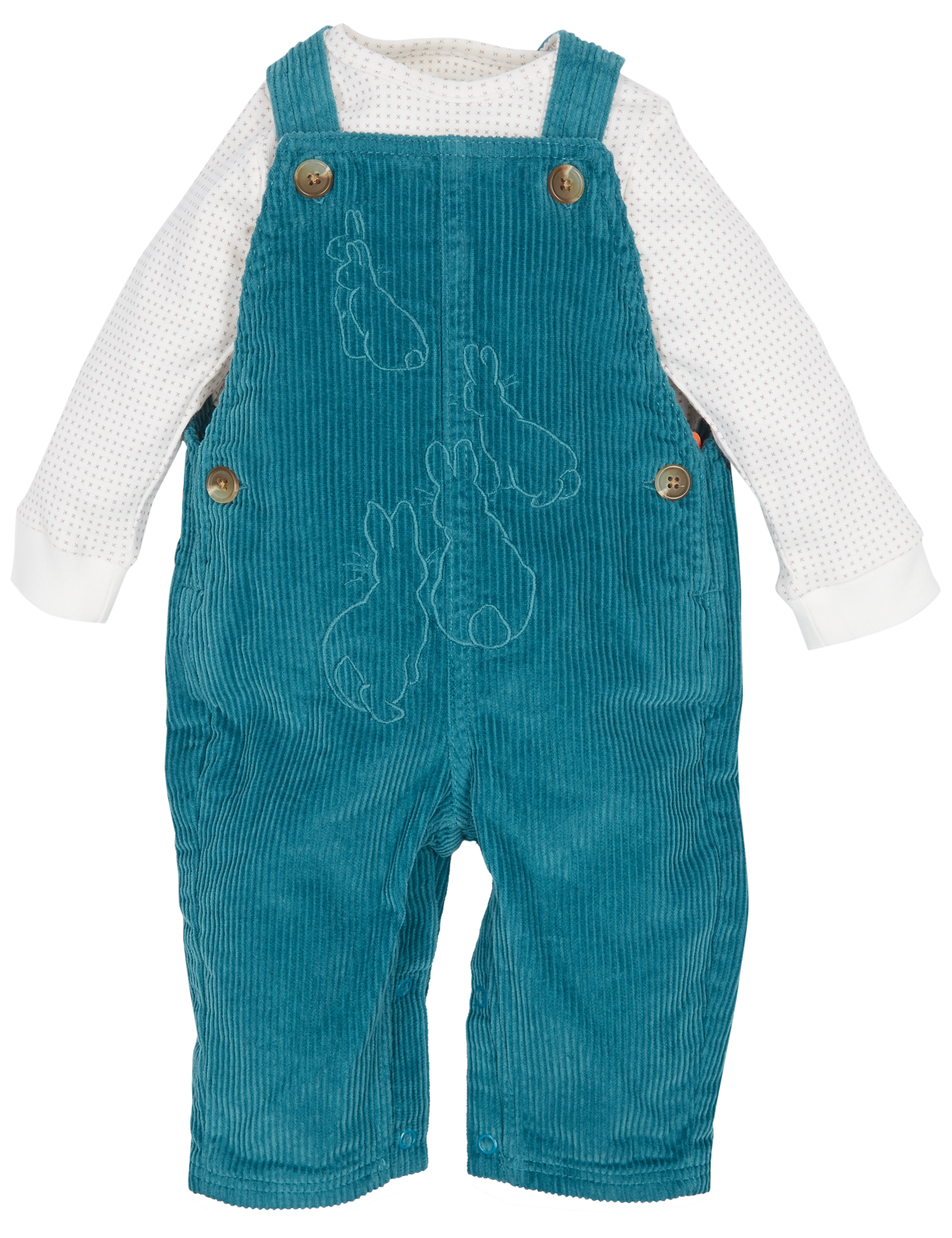 Pure Cotton Peter Rabbit™ Bodysuit & Dungarees Outfit 6 of 7
