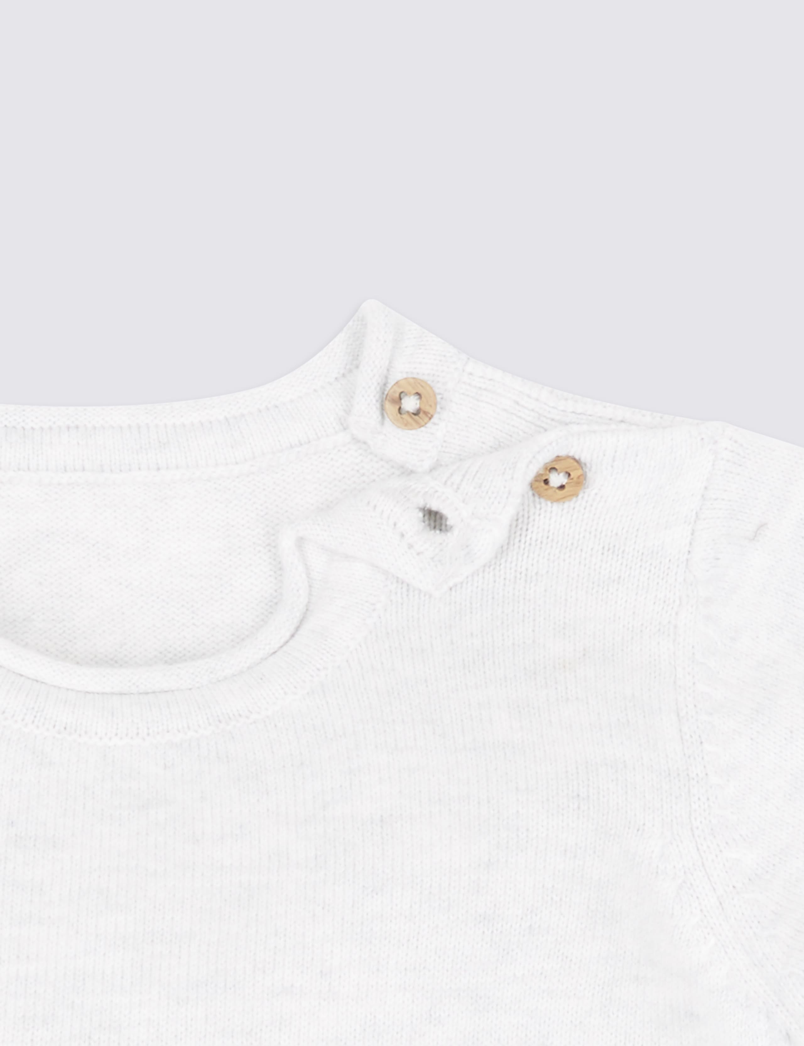 Pure Cotton Mouse Applique Jumper 3 of 5