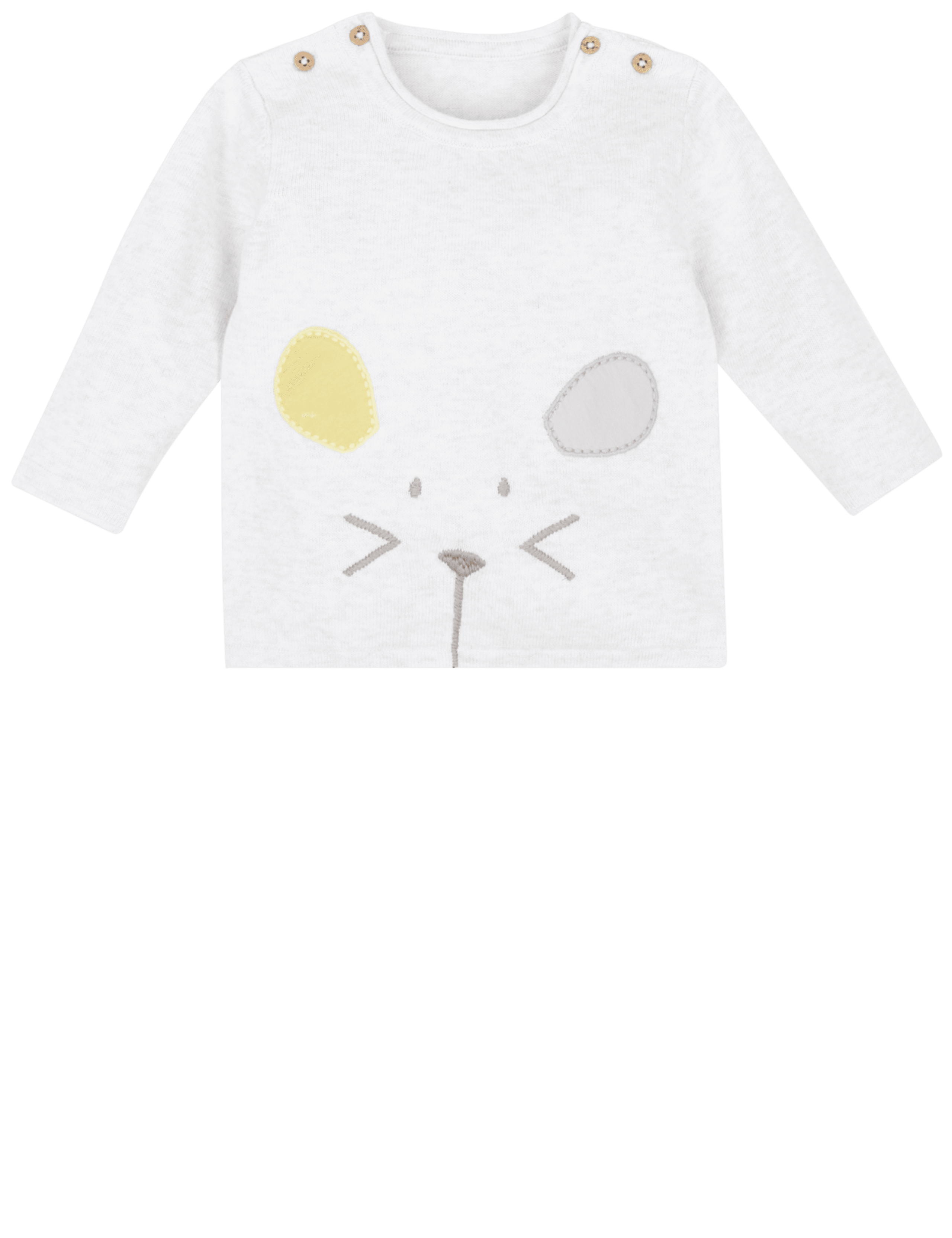 Pure Cotton Mouse Applique Jumper 4 of 5