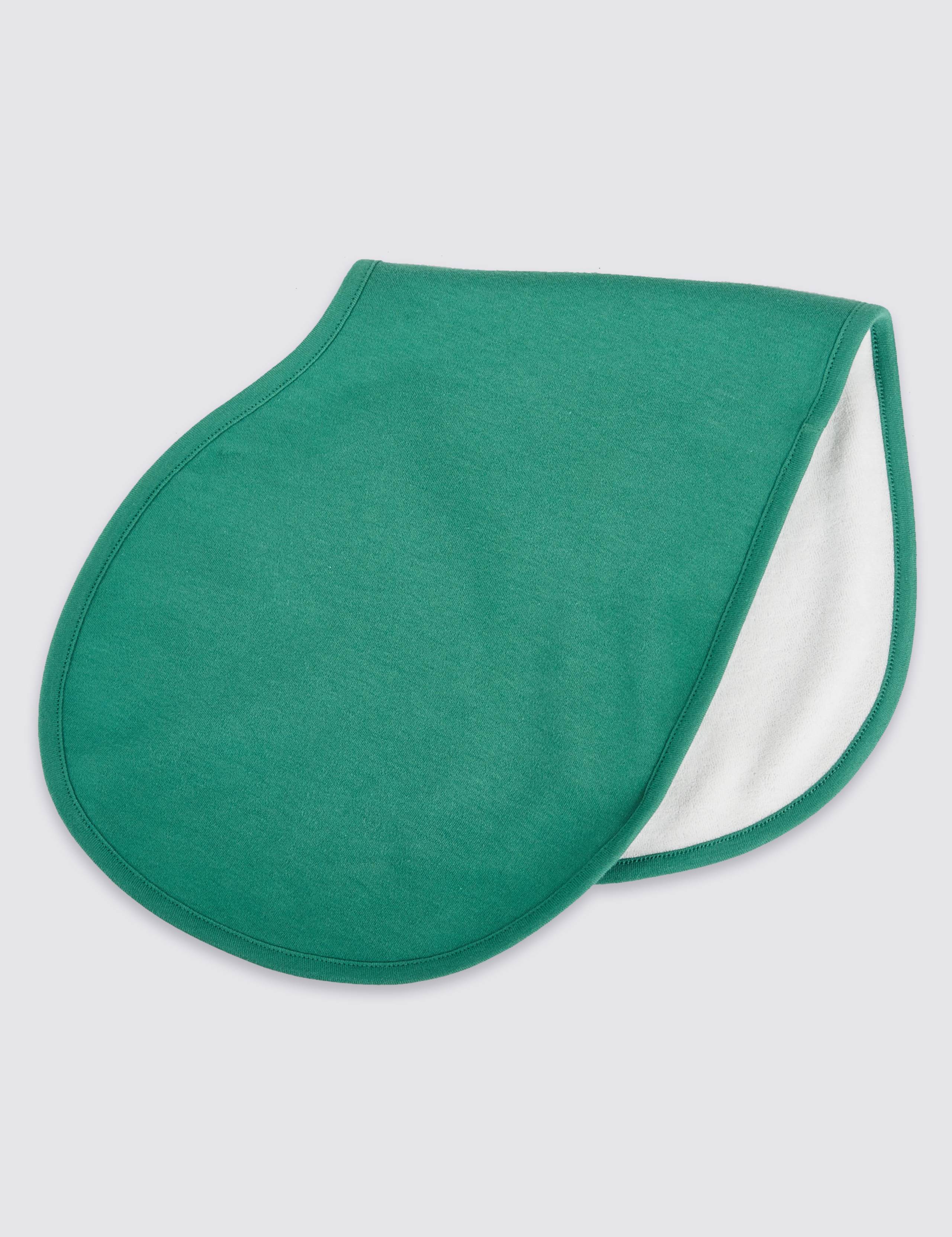 3 Pack Pure Cotton Burp Cloths 2 of 5