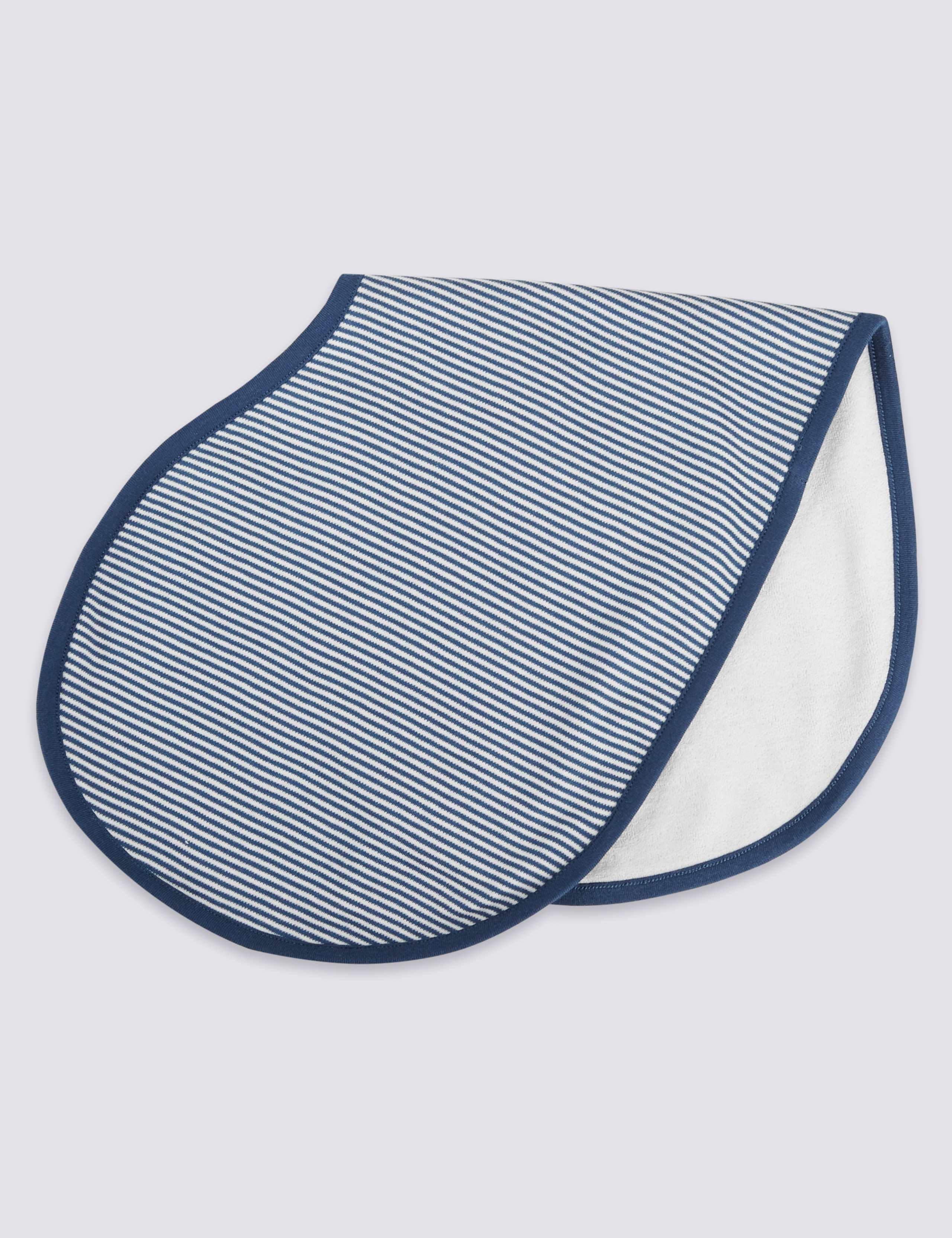 3 Pack Pure Cotton Burp Cloths 3 of 5