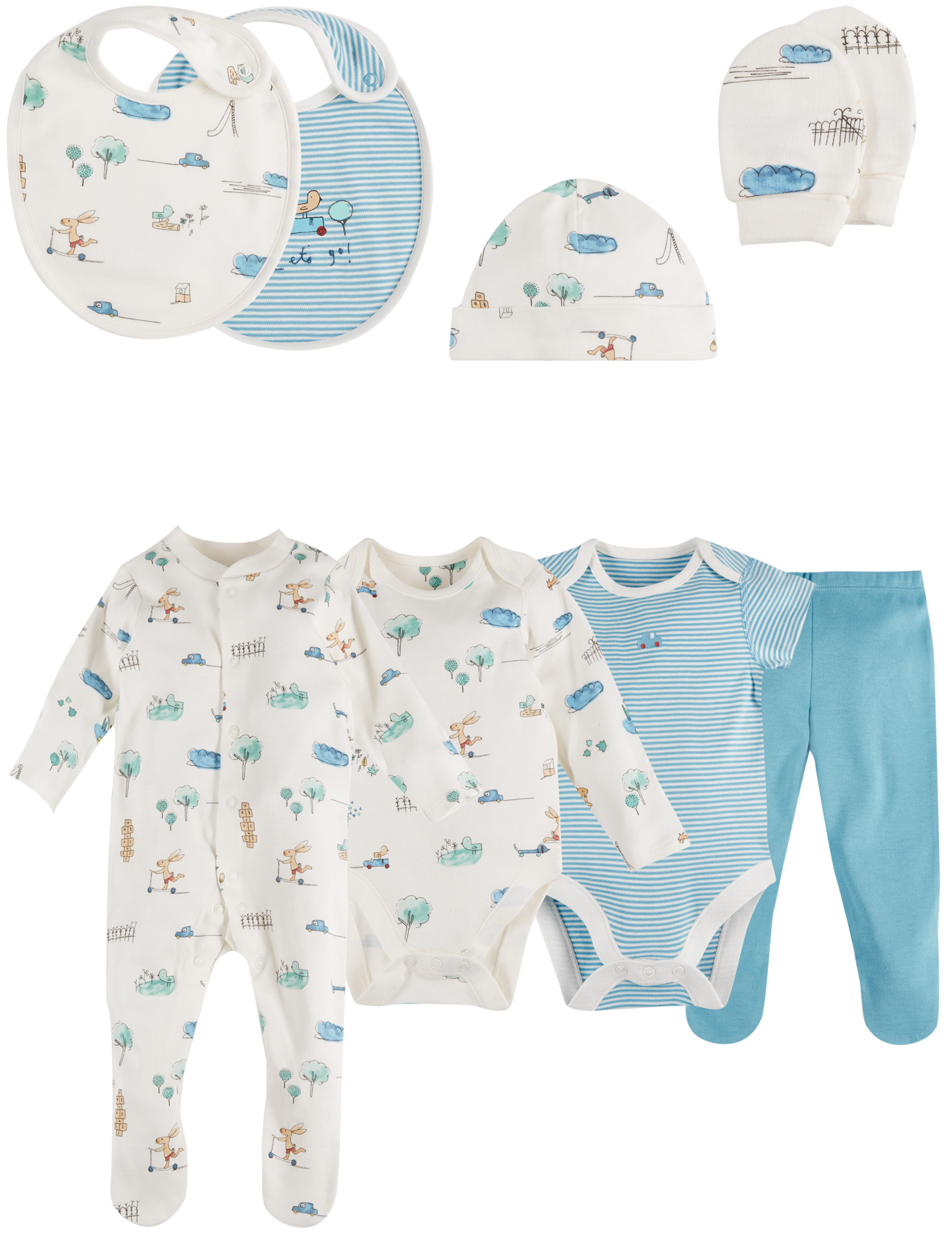 8 Piece Pure Cotton Outfit 9 of 9