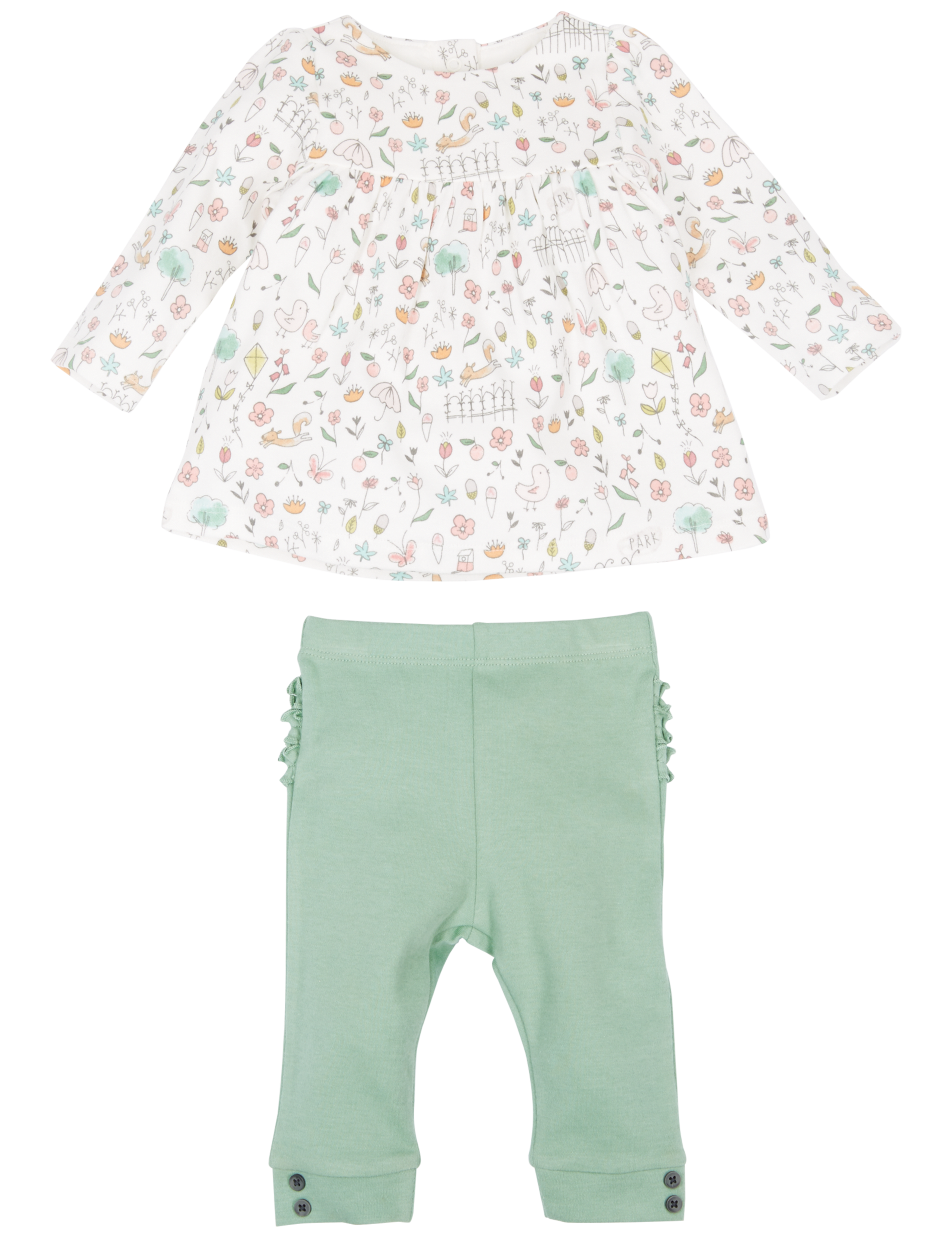2 Piece Top & Leggings Ruffle Bum Outfit 6 of 7