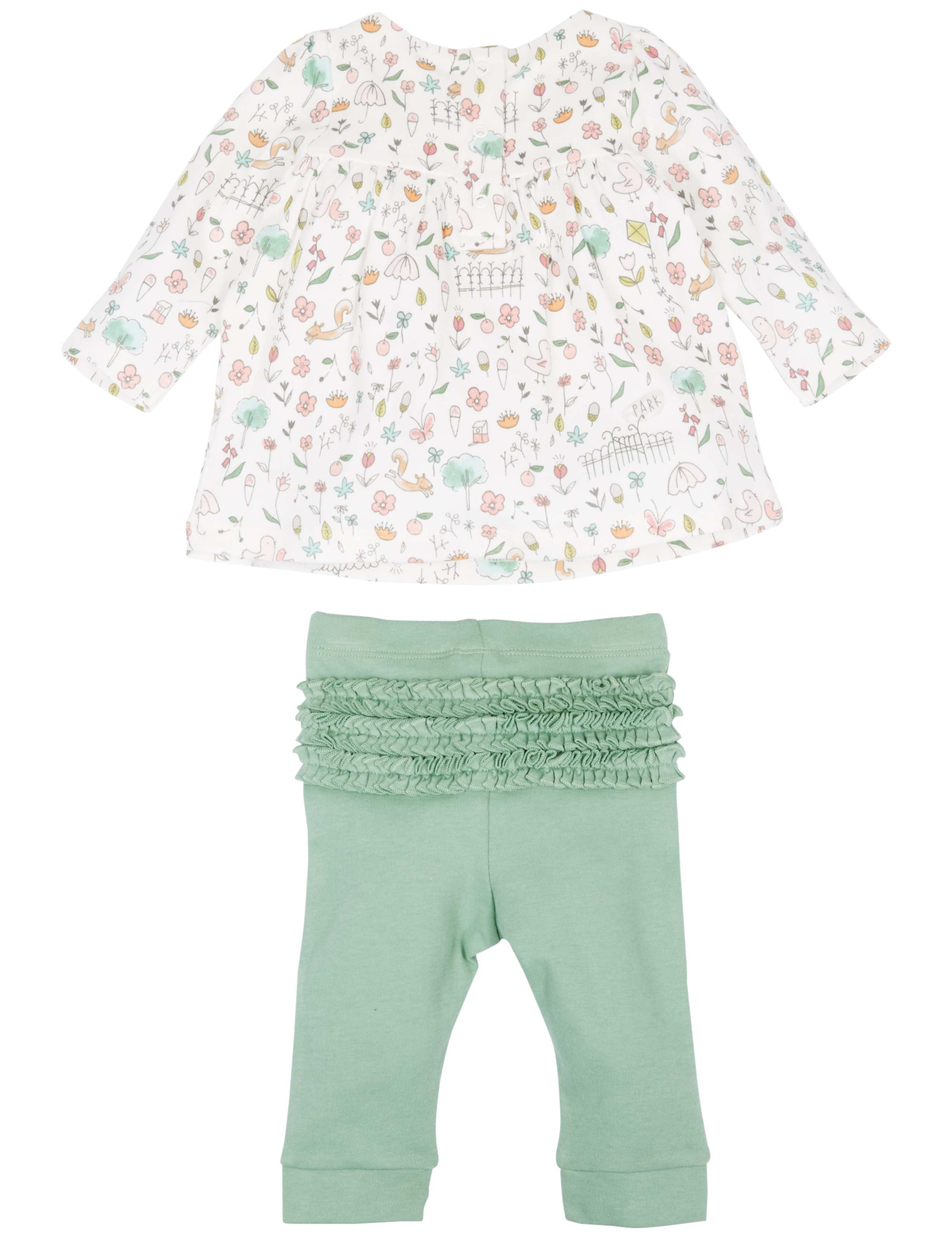 2 Piece Top & Leggings Ruffle Bum Outfit 7 of 7