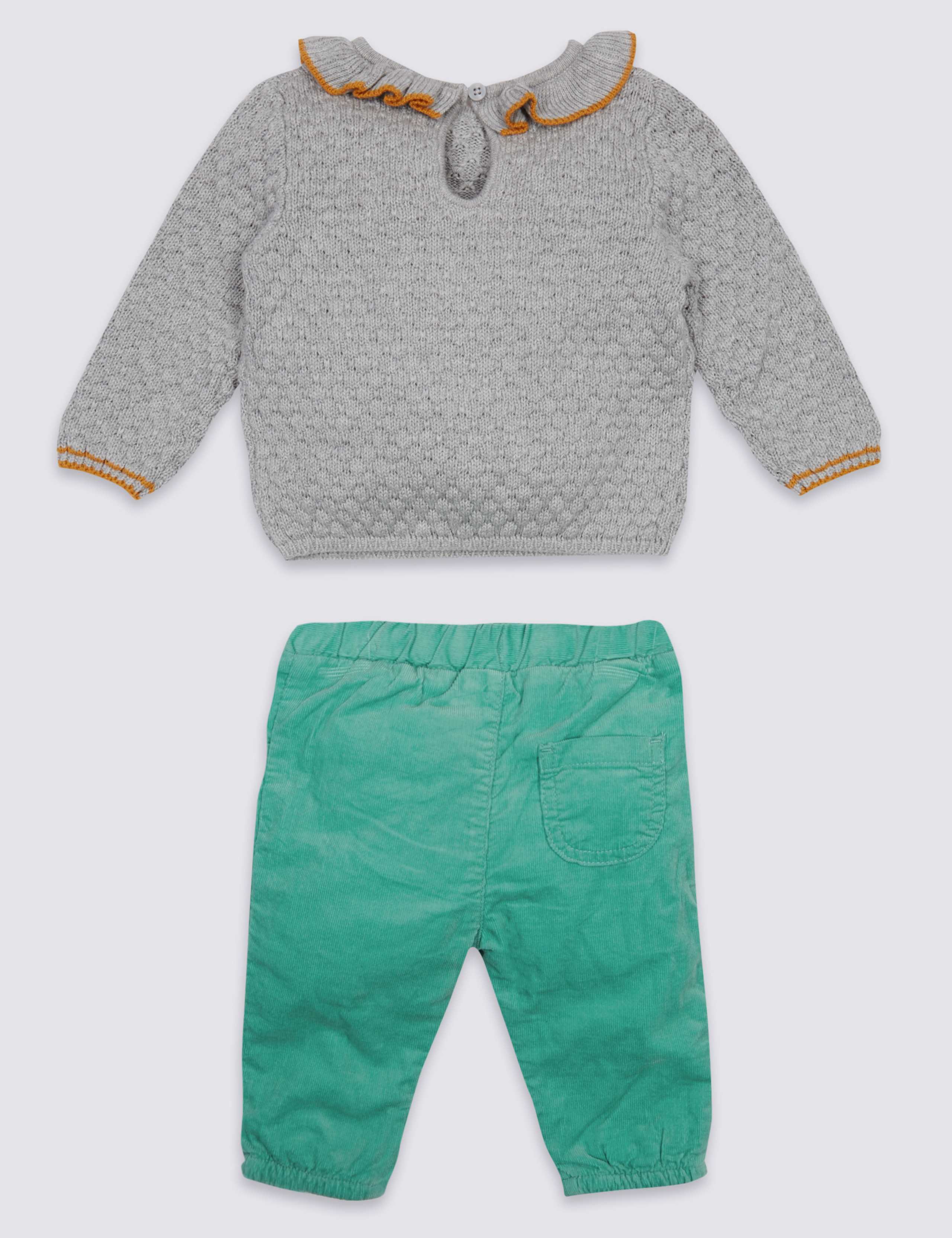 2 Piece Bird Jumper & Cord Bottom Outfit 2 of 7