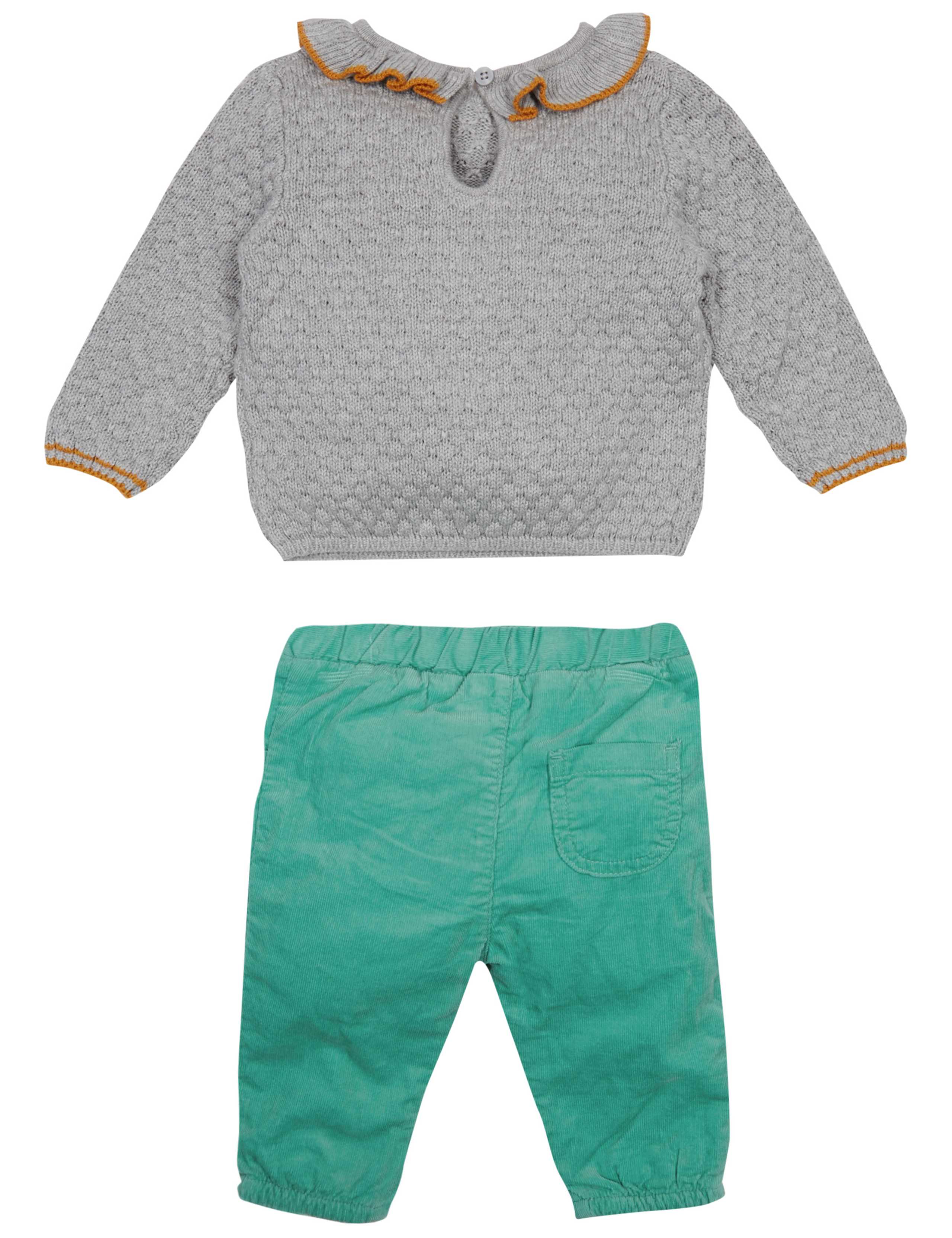2 Piece Bird Jumper & Cord Bottom Outfit 7 of 7