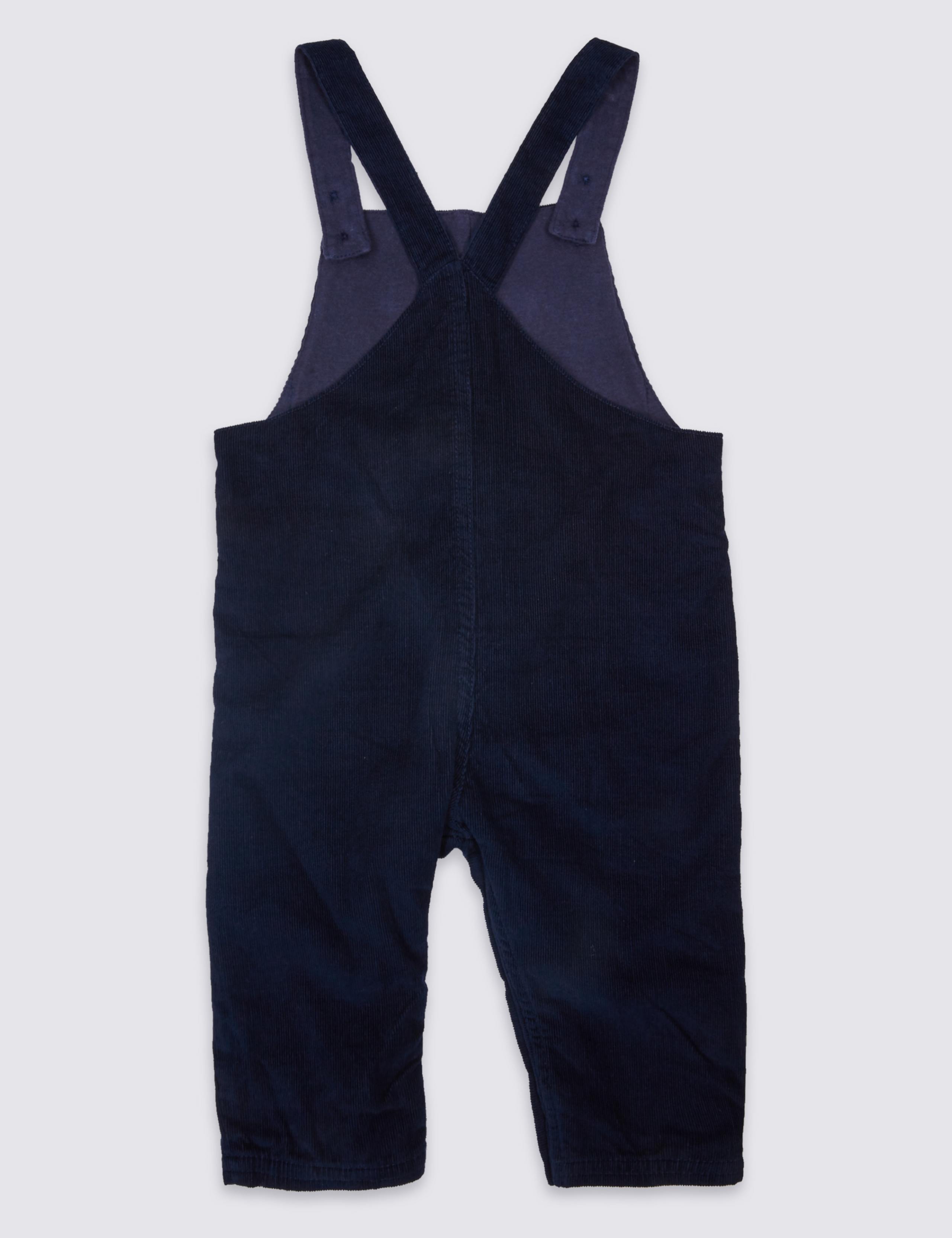 Pure Cotton Cord Dungarees 2 of 5