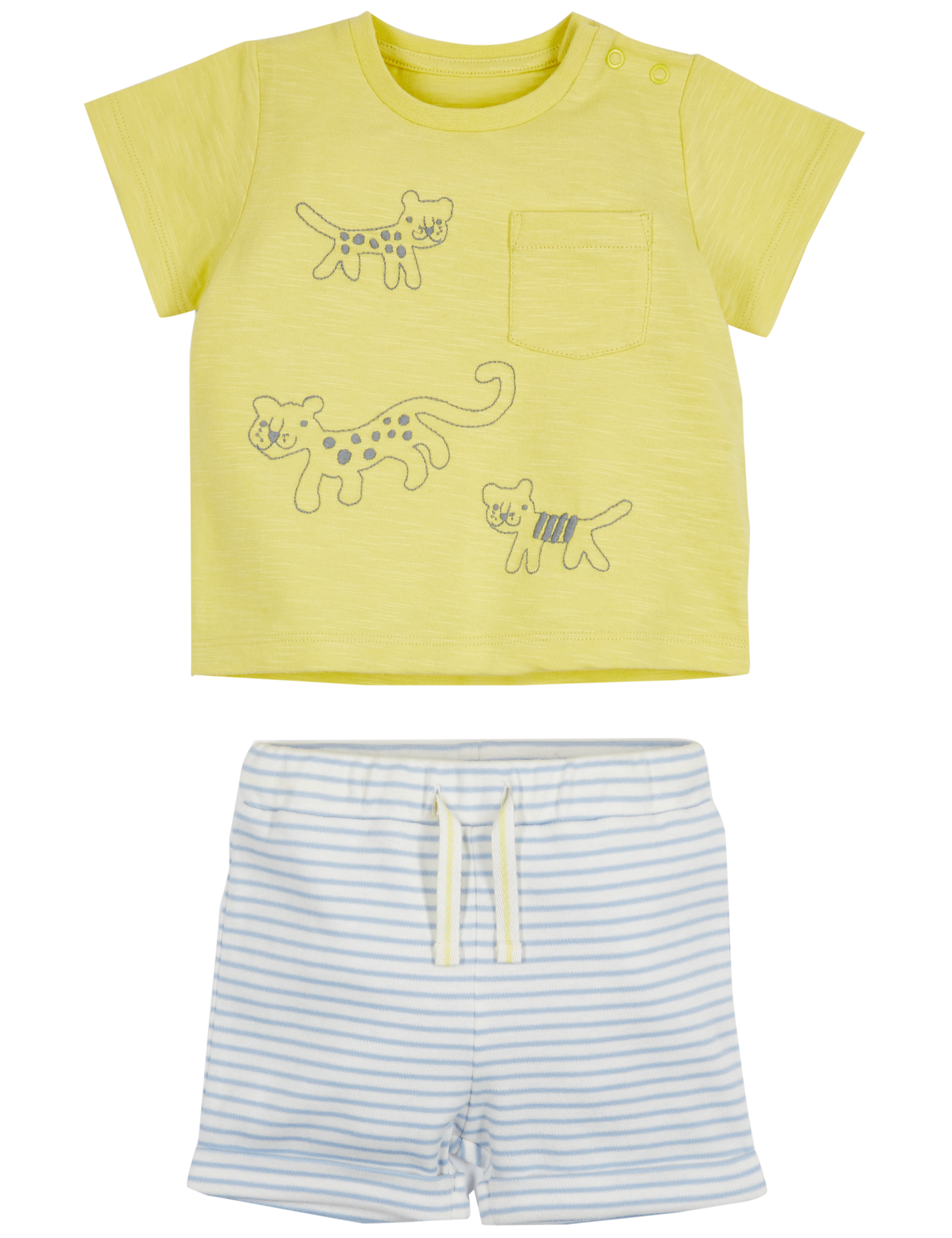 2 Piece Leopard Jersey Top & Shorts Outfit 6 of 7