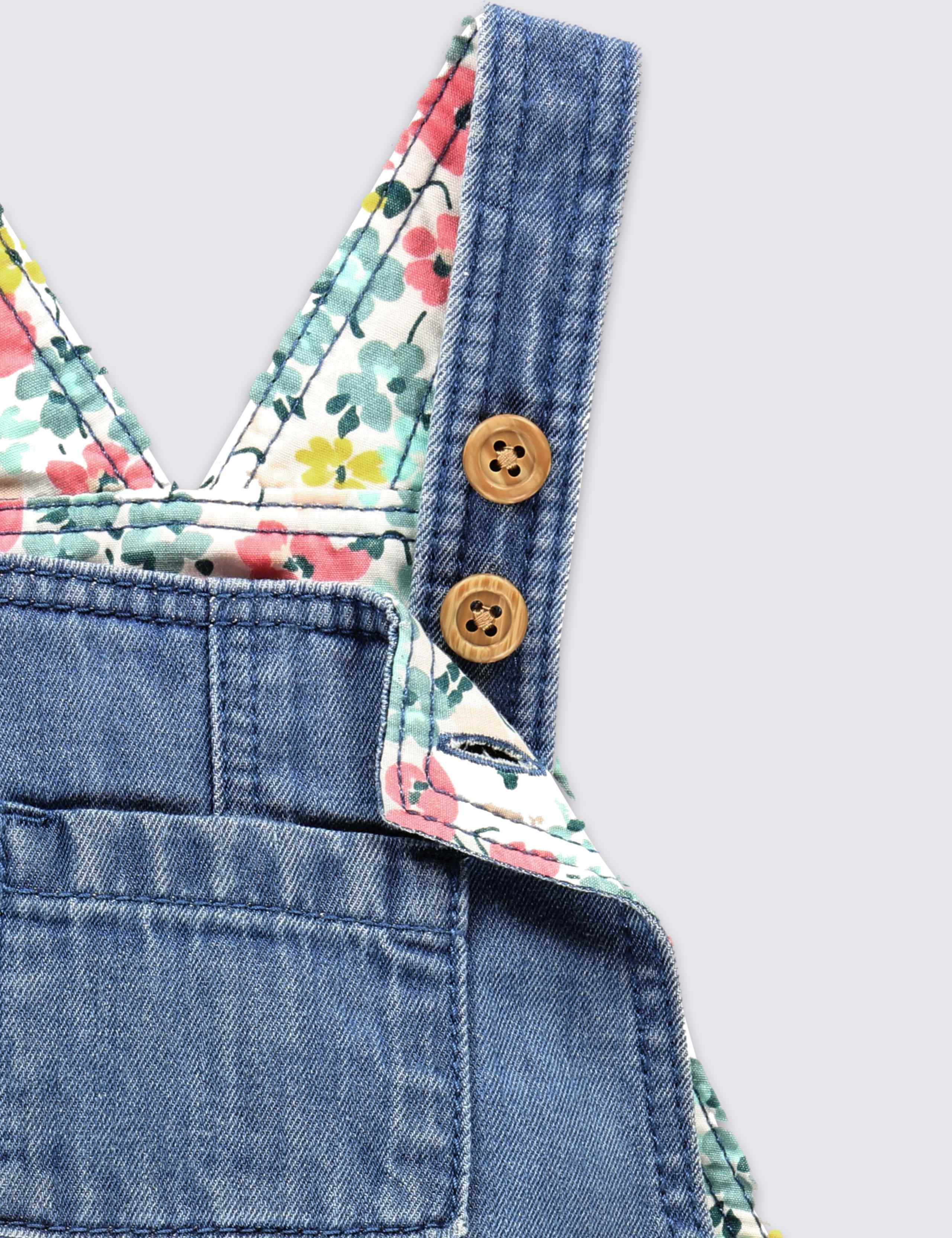 Denim Dungaree Dress 4 of 6