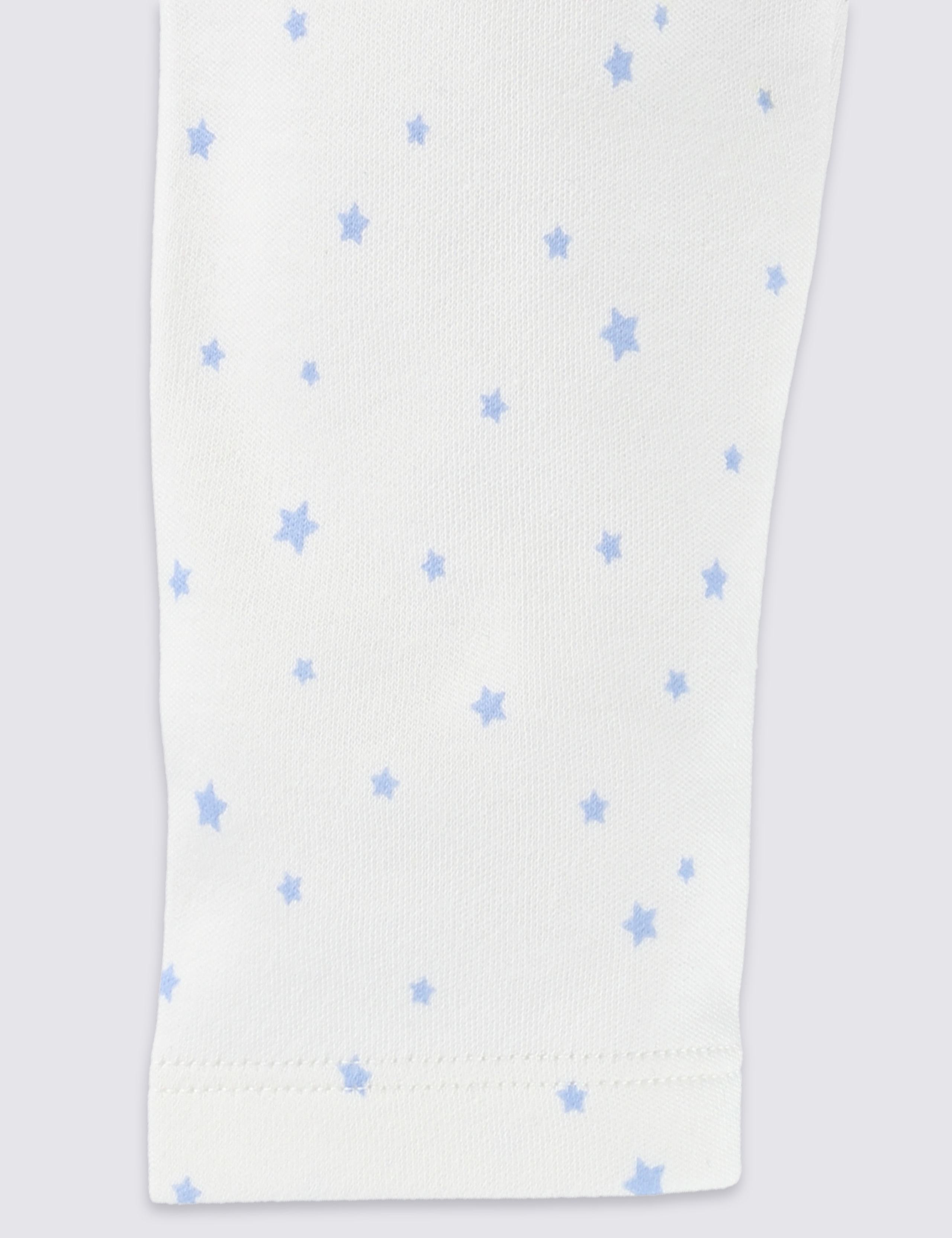 3 Pack Pure Cotton Sleepsuits 6 of 8