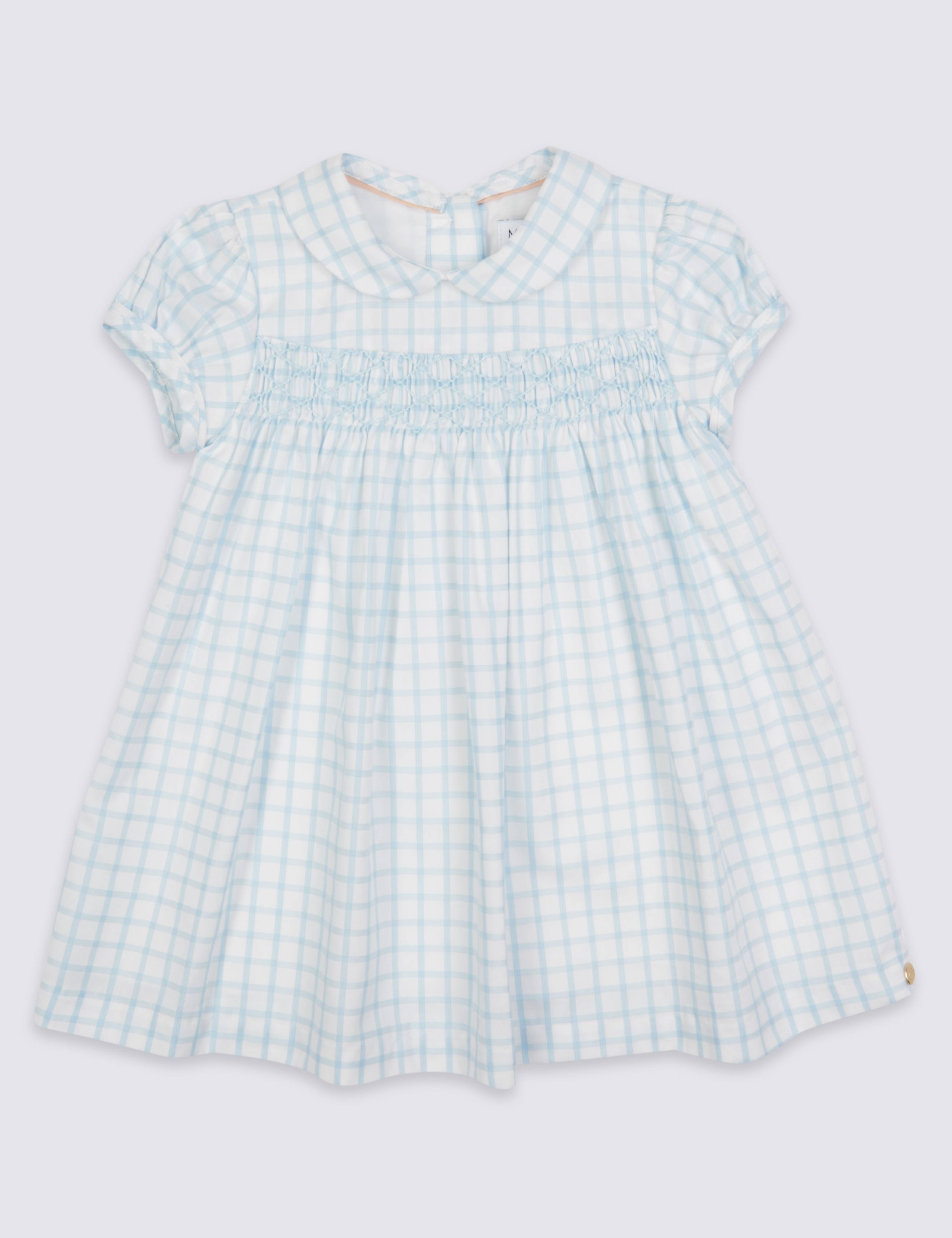 Check Pure Cotton Dress (3 Months - 5 Years) 2 of 5