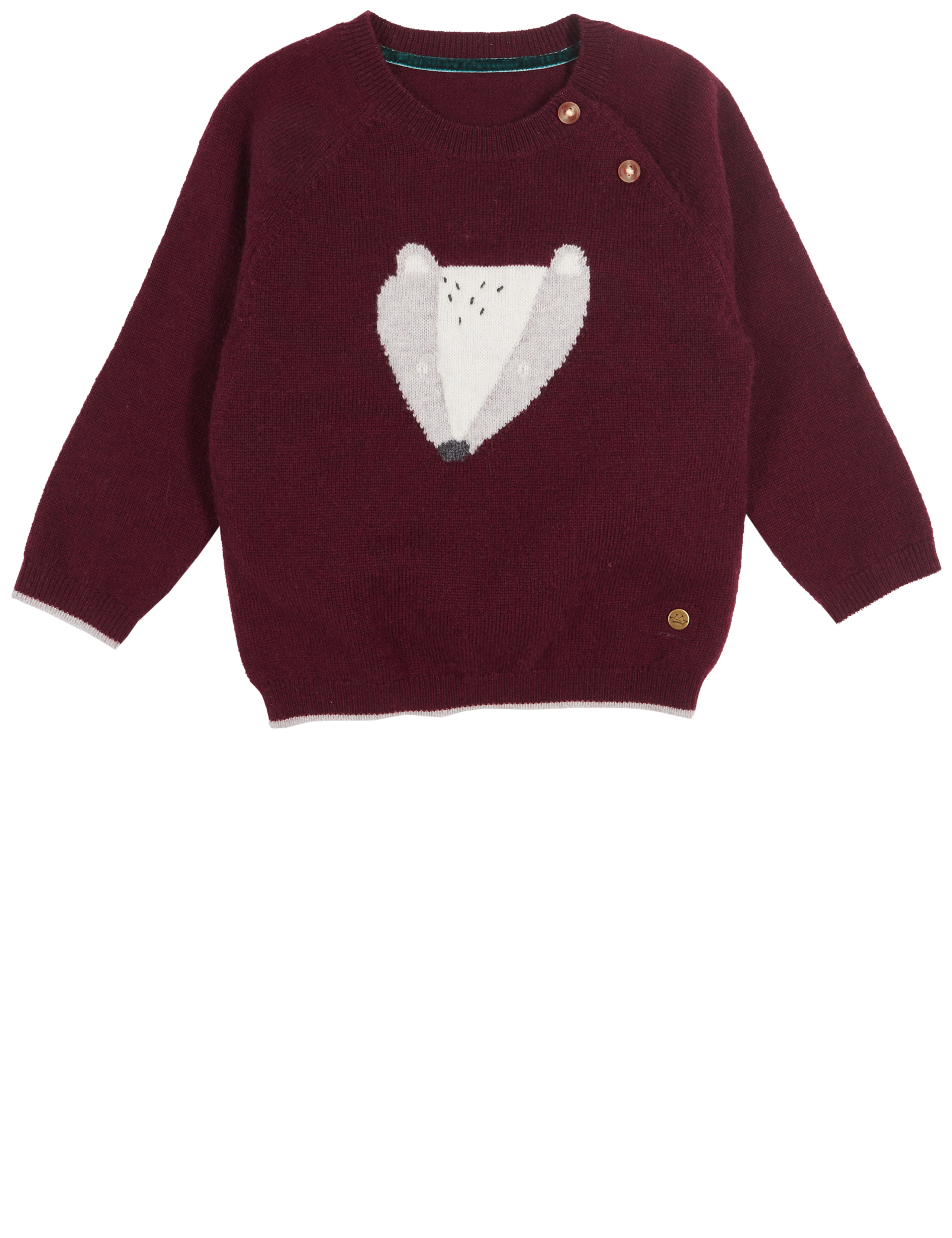 Intarsia Jumper with Cashmere 4 of 5