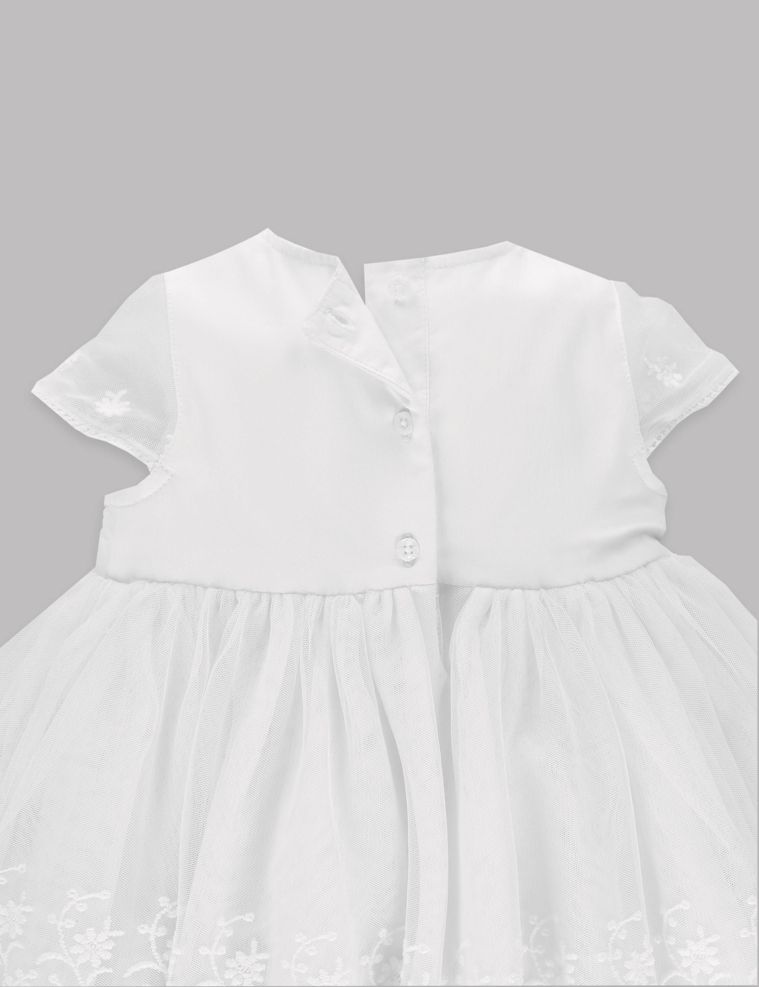 Embroidered Lace Christening Baby Dress 3 of 5