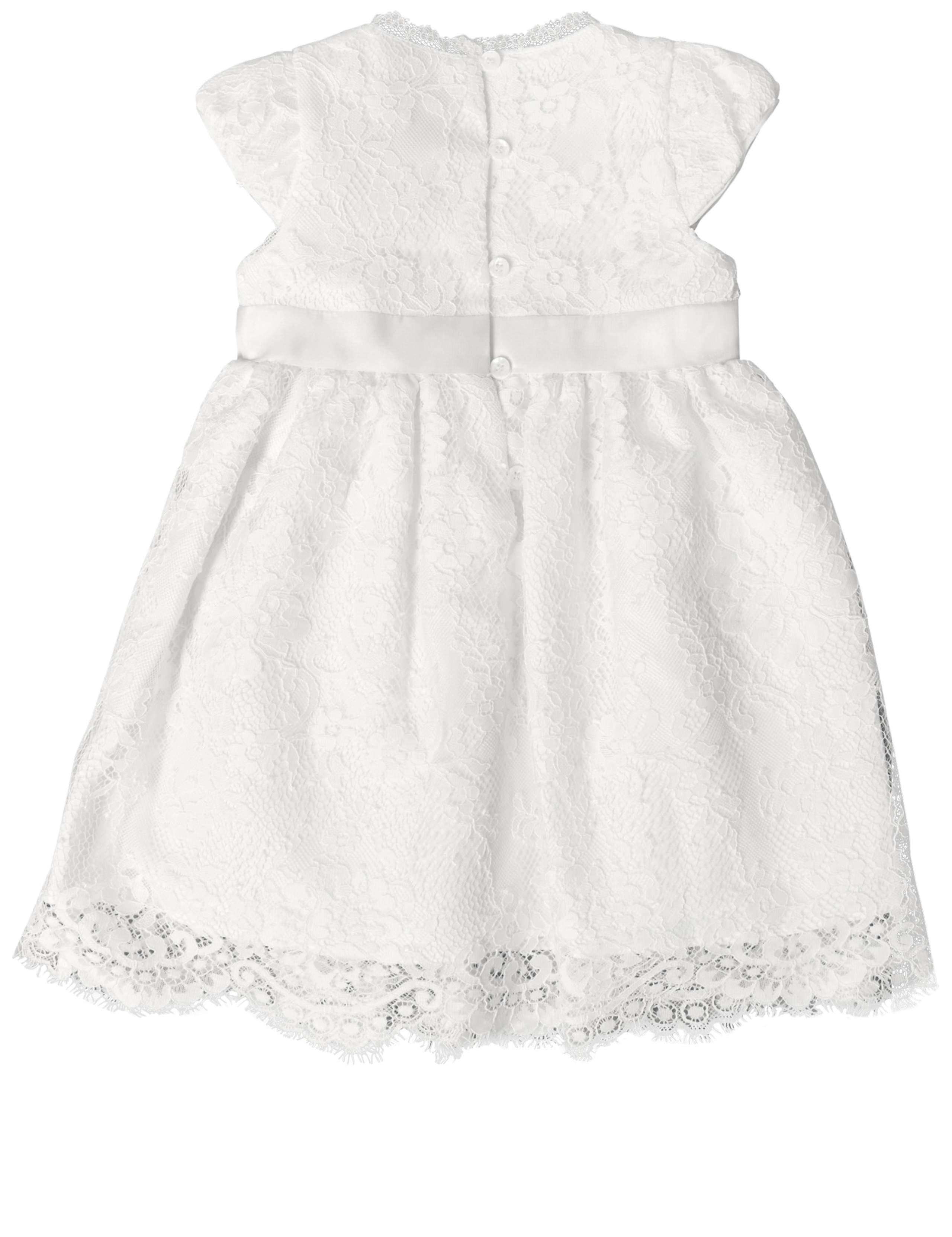 Embroidered Lace Christening Baby Dress 5 of 5