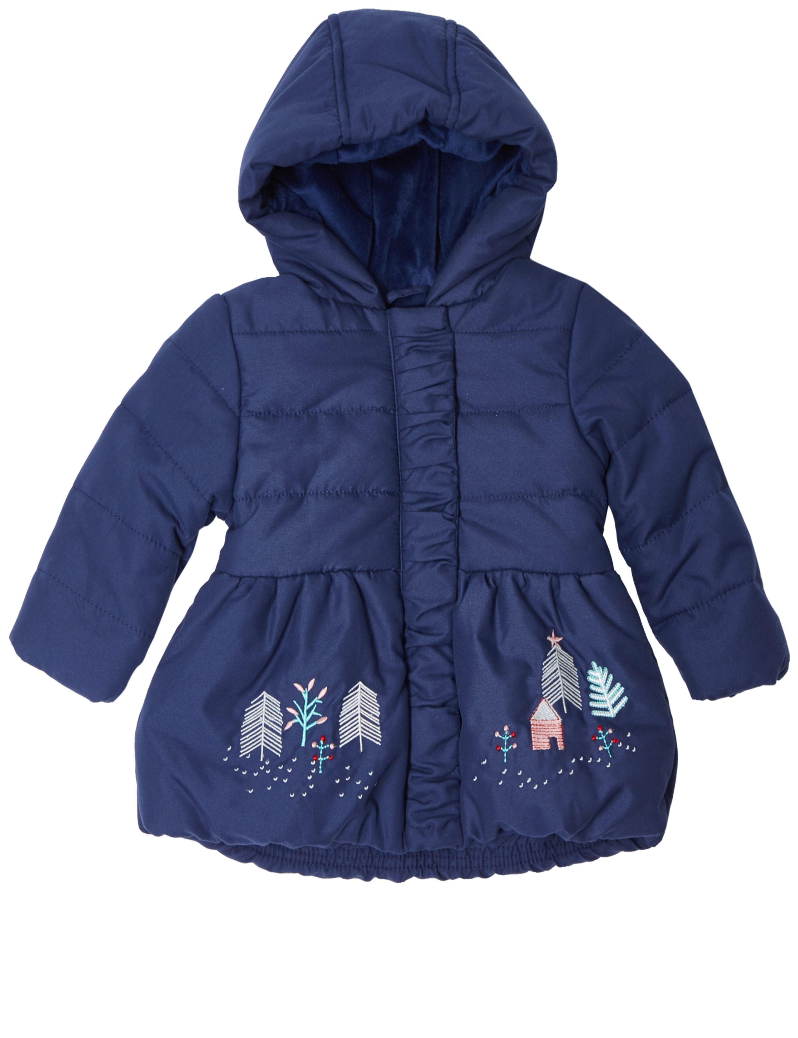 Applique Hooded Coat 5 of 6