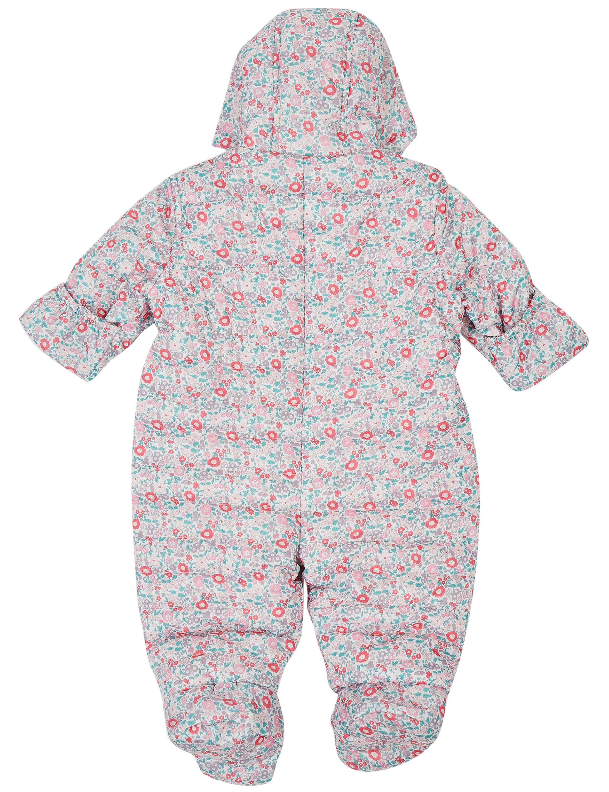 Floral Print Packaway Puffer Snowsuit 6 of 6