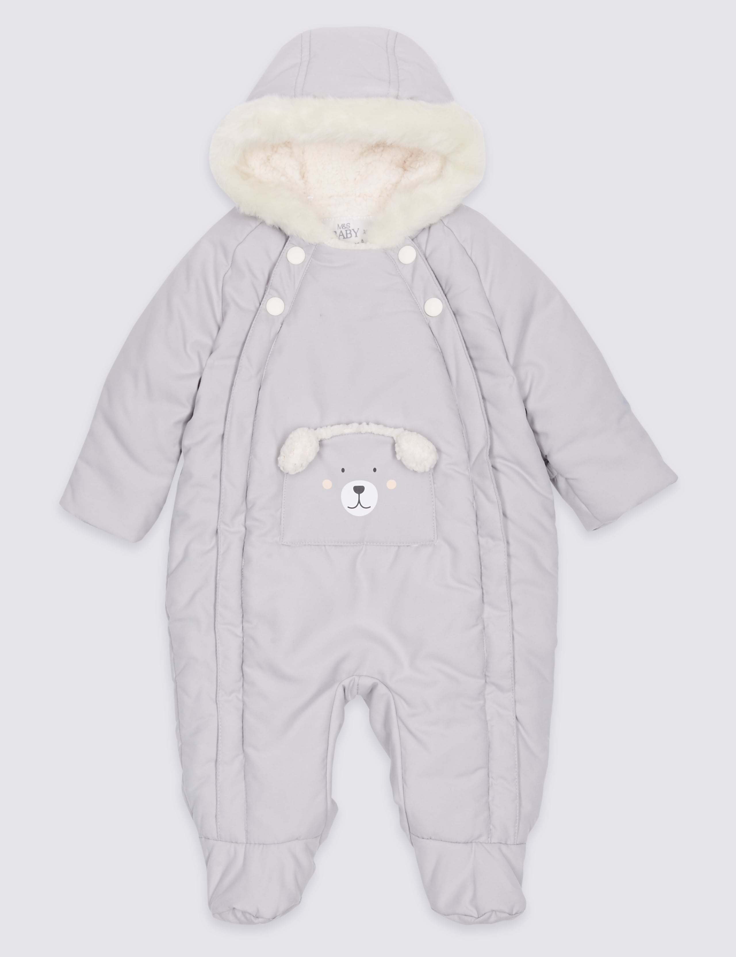 Faux Fur Bear Snowsuit with Stormwear™ 1 of 6