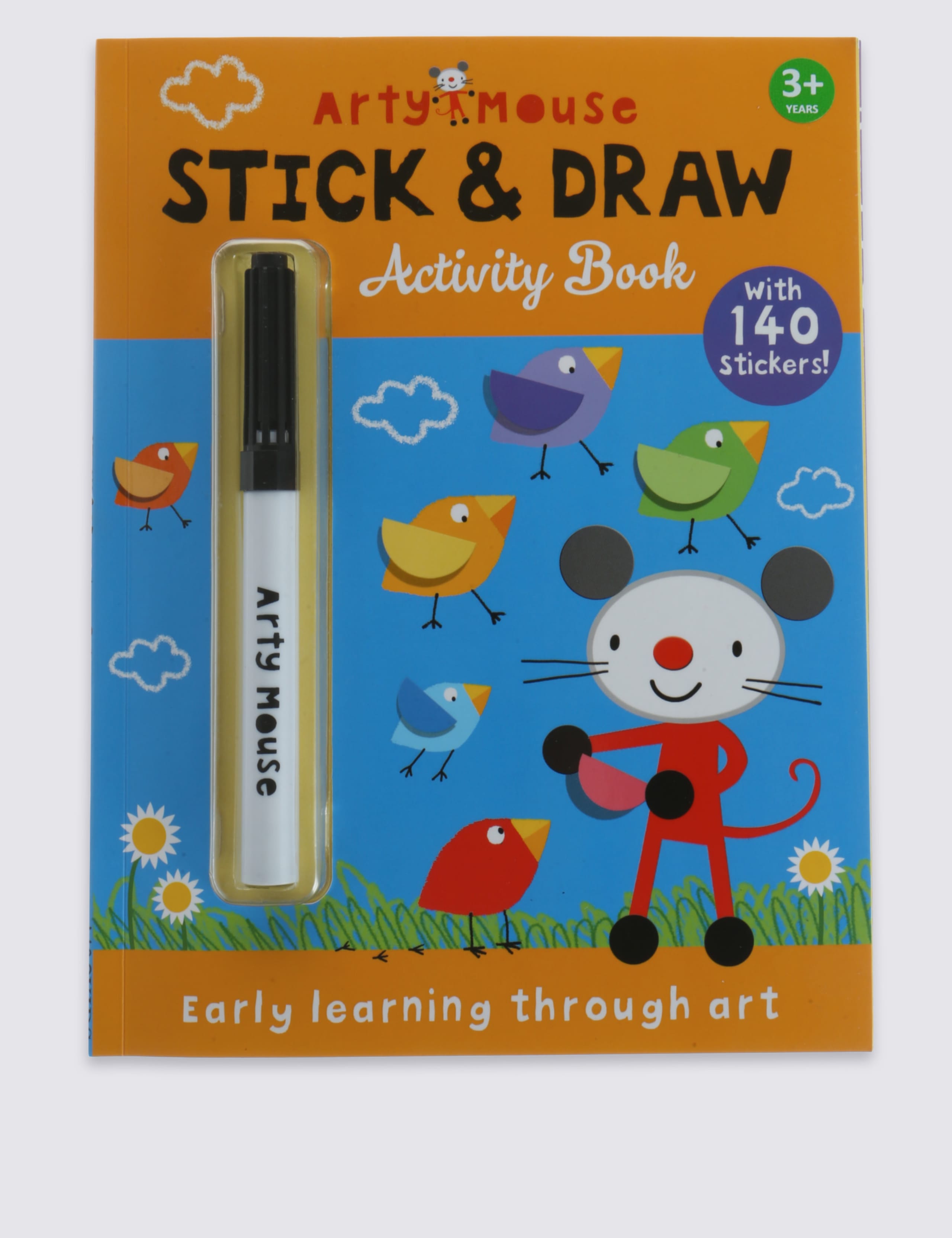 Arty Mouse Sticker Doodles Book 1 of 4