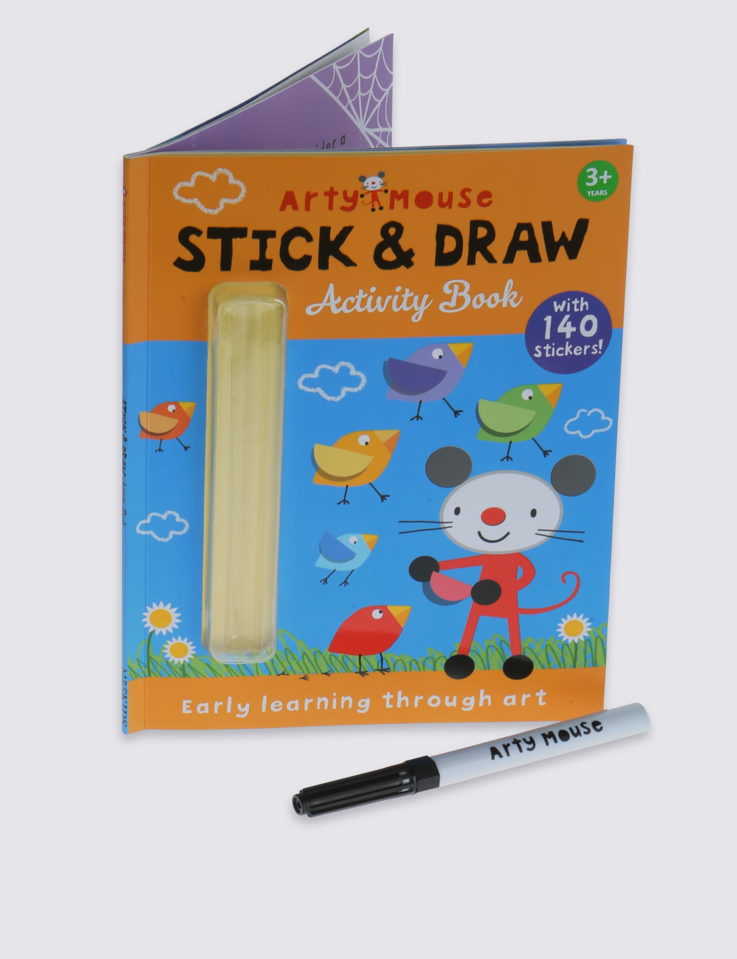 Arty Mouse Sticker Doodles Book 3 of 4