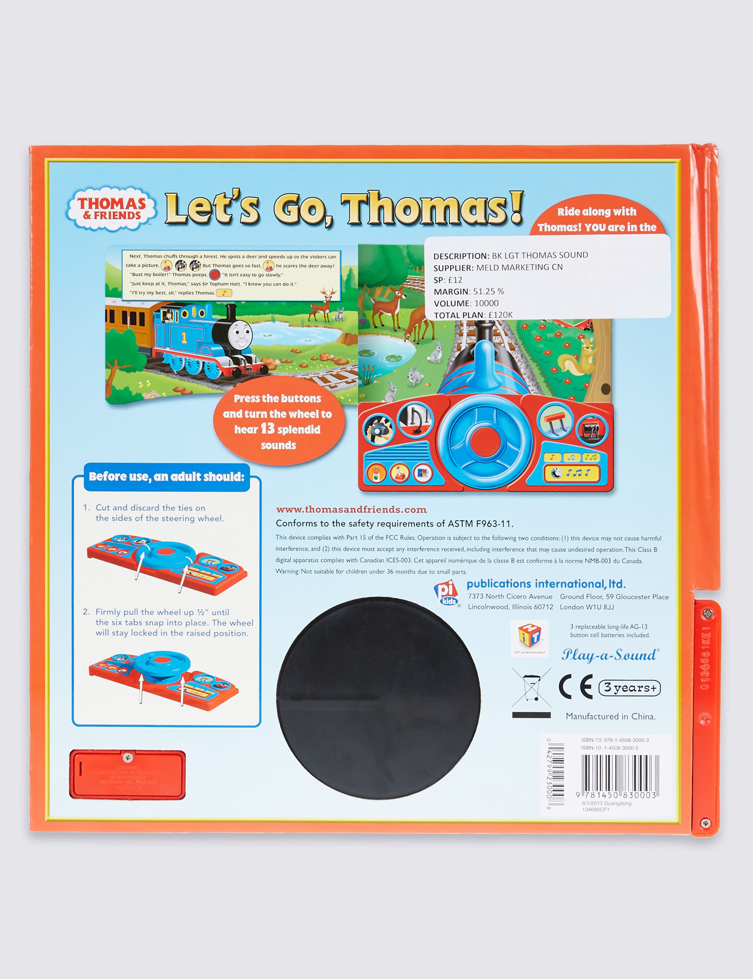 Let's Go Thomas & Friends™ Sound Book 2 of 3