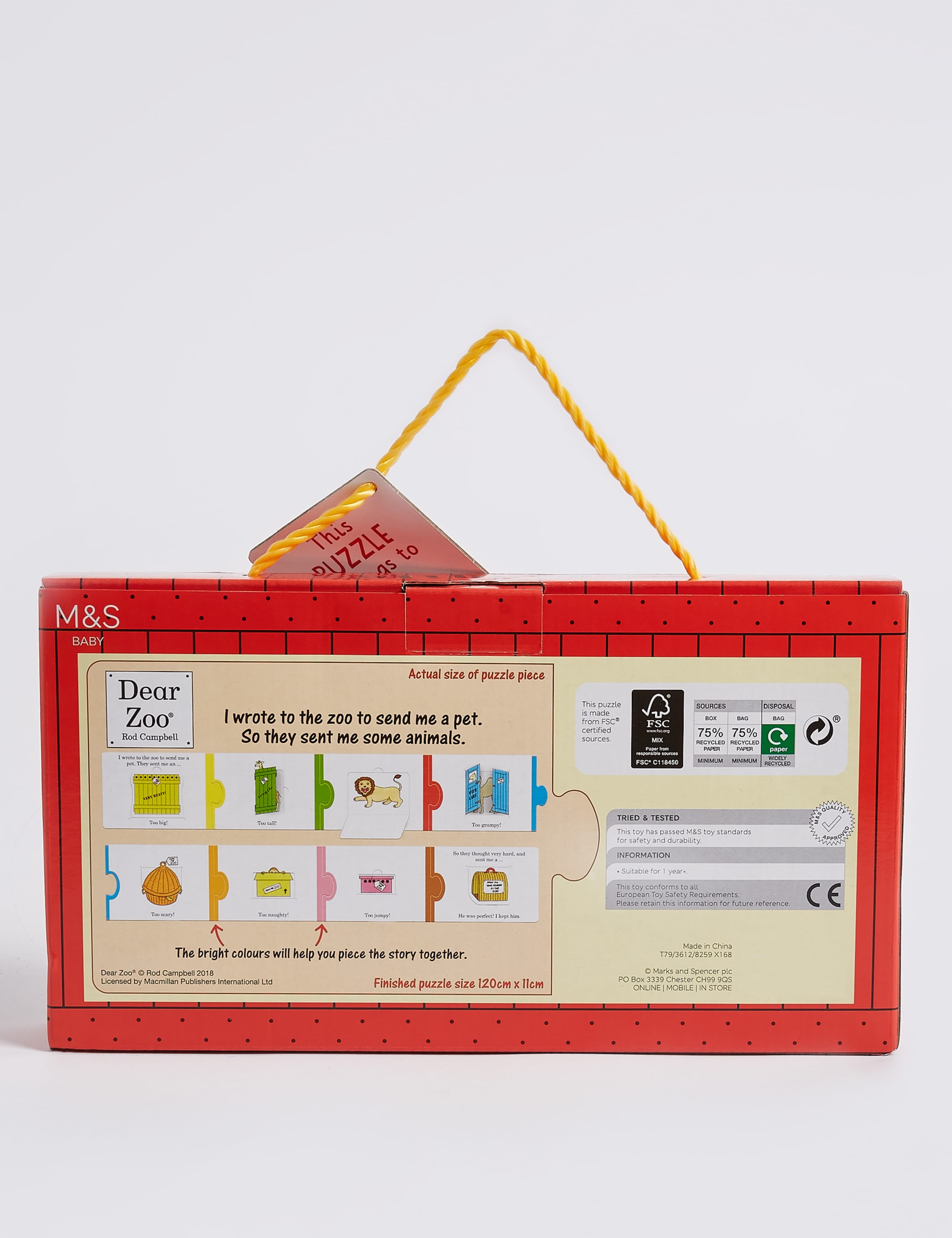 Dear Zoo Lift-the-Flap Puzzle 2 of 3