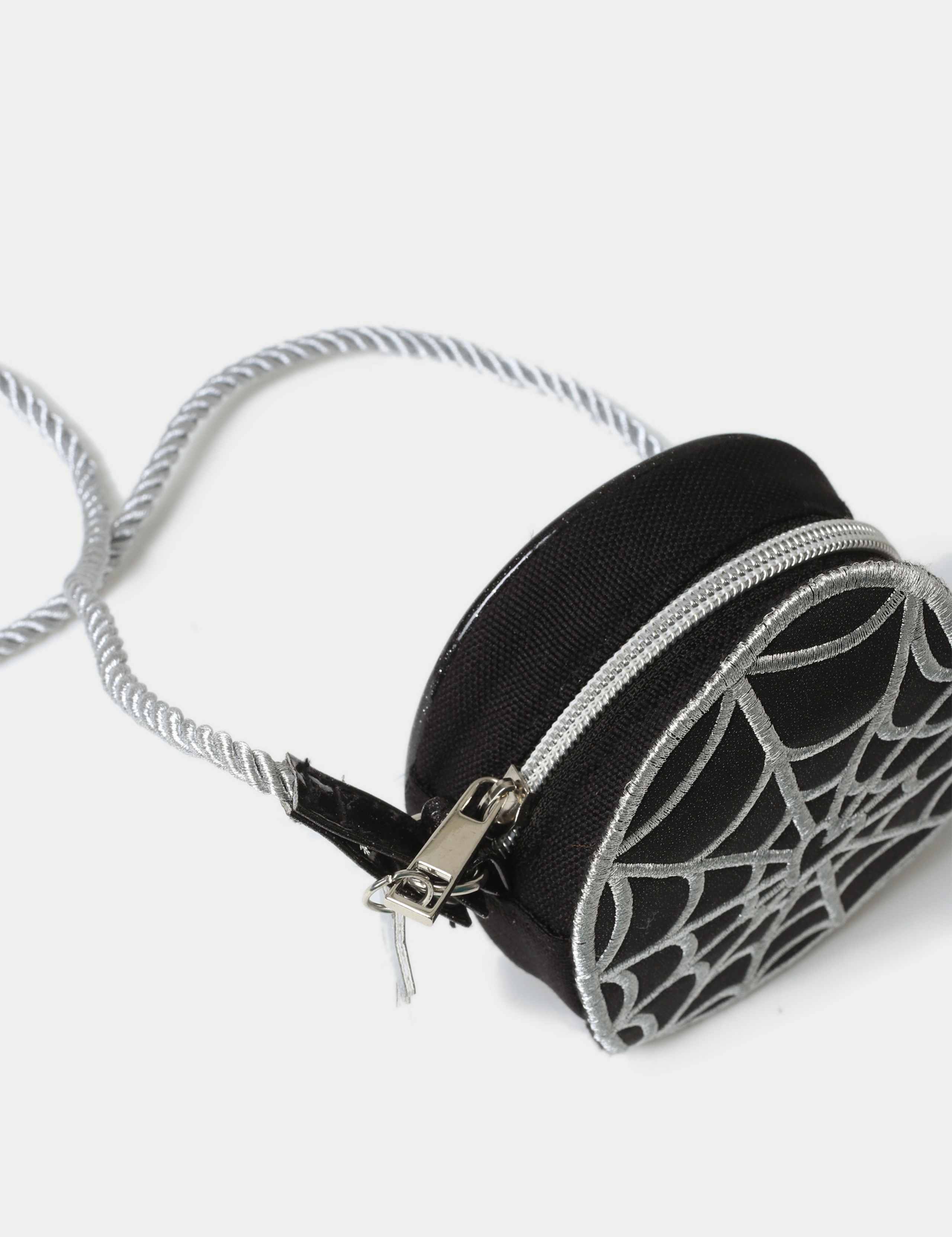 Halloween Cobweb Heart Crossbody Bag 3 of 3
