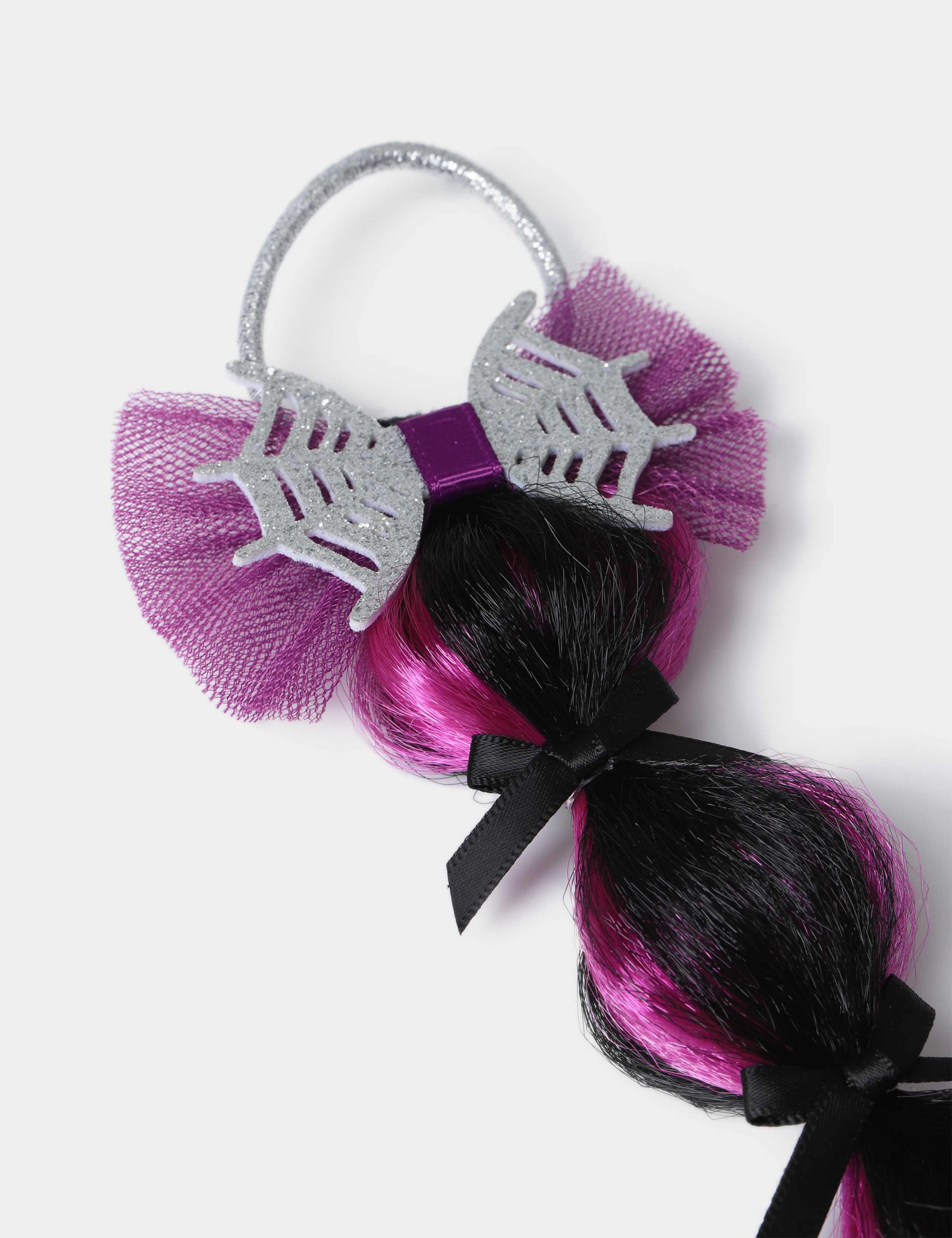Halloween Bow Fake Hair Ponio 2 of 3