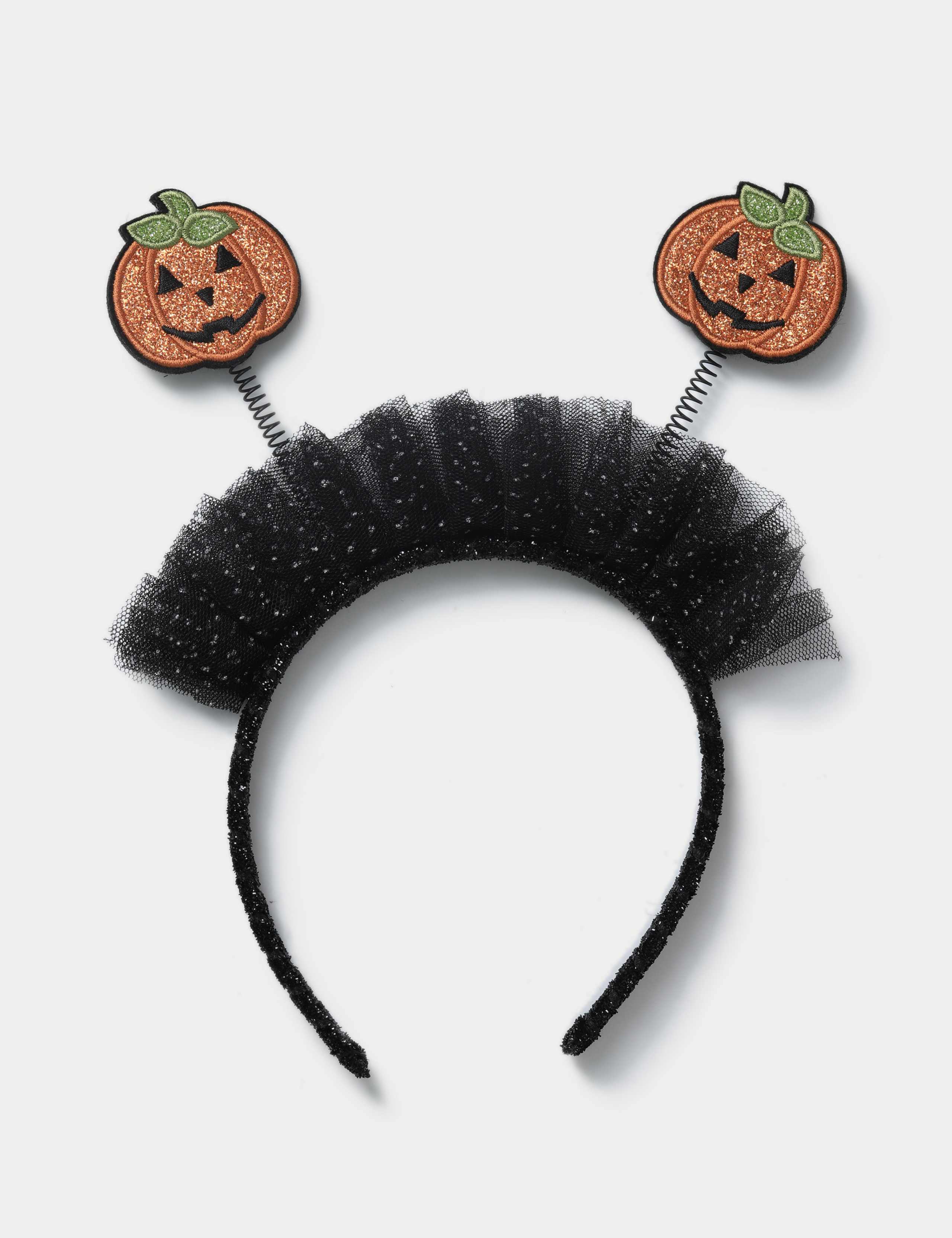 Halloween Tulle Pumpkin Headband 1 of 2