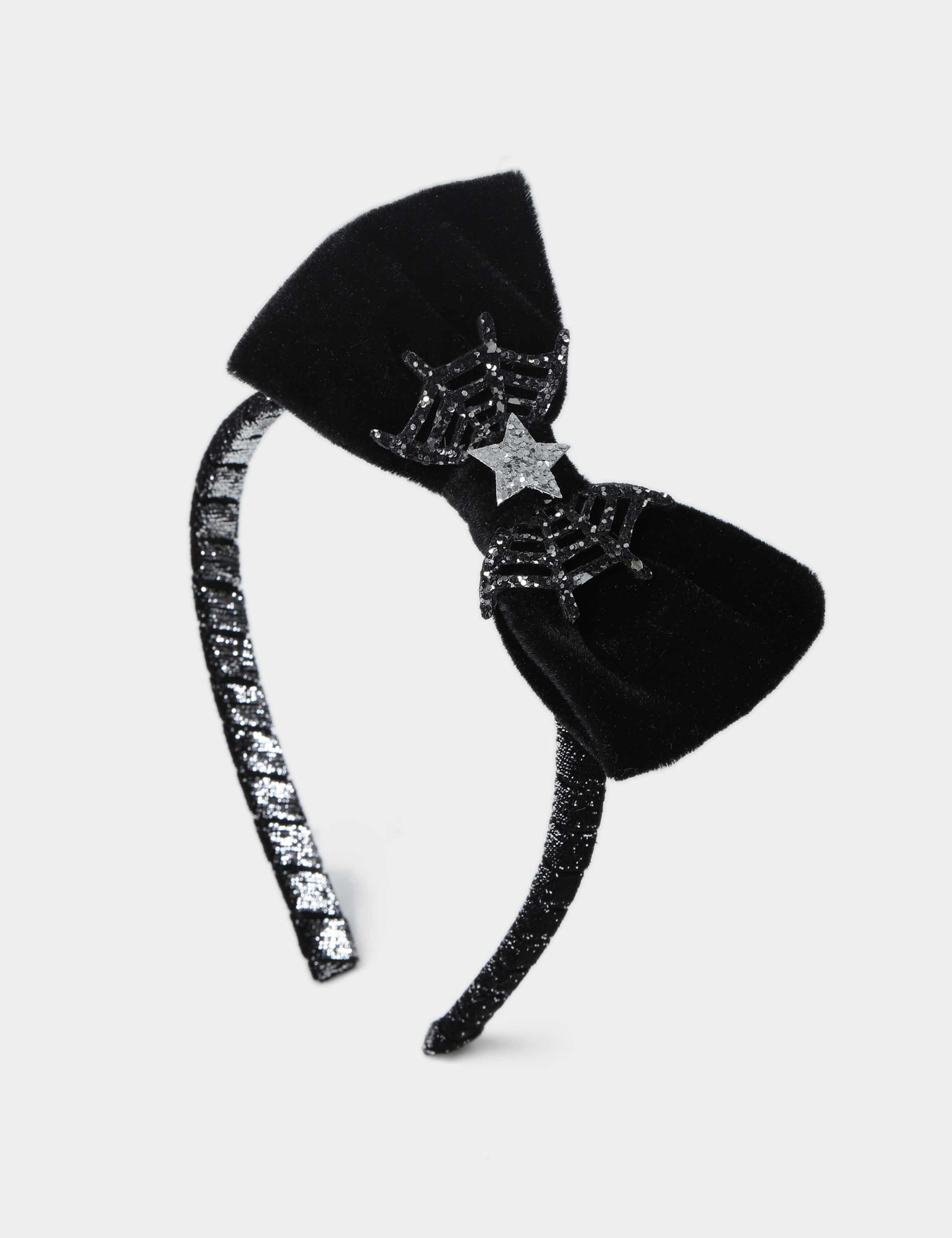 Halloween Velvet Side Bow Headband 1 of 2