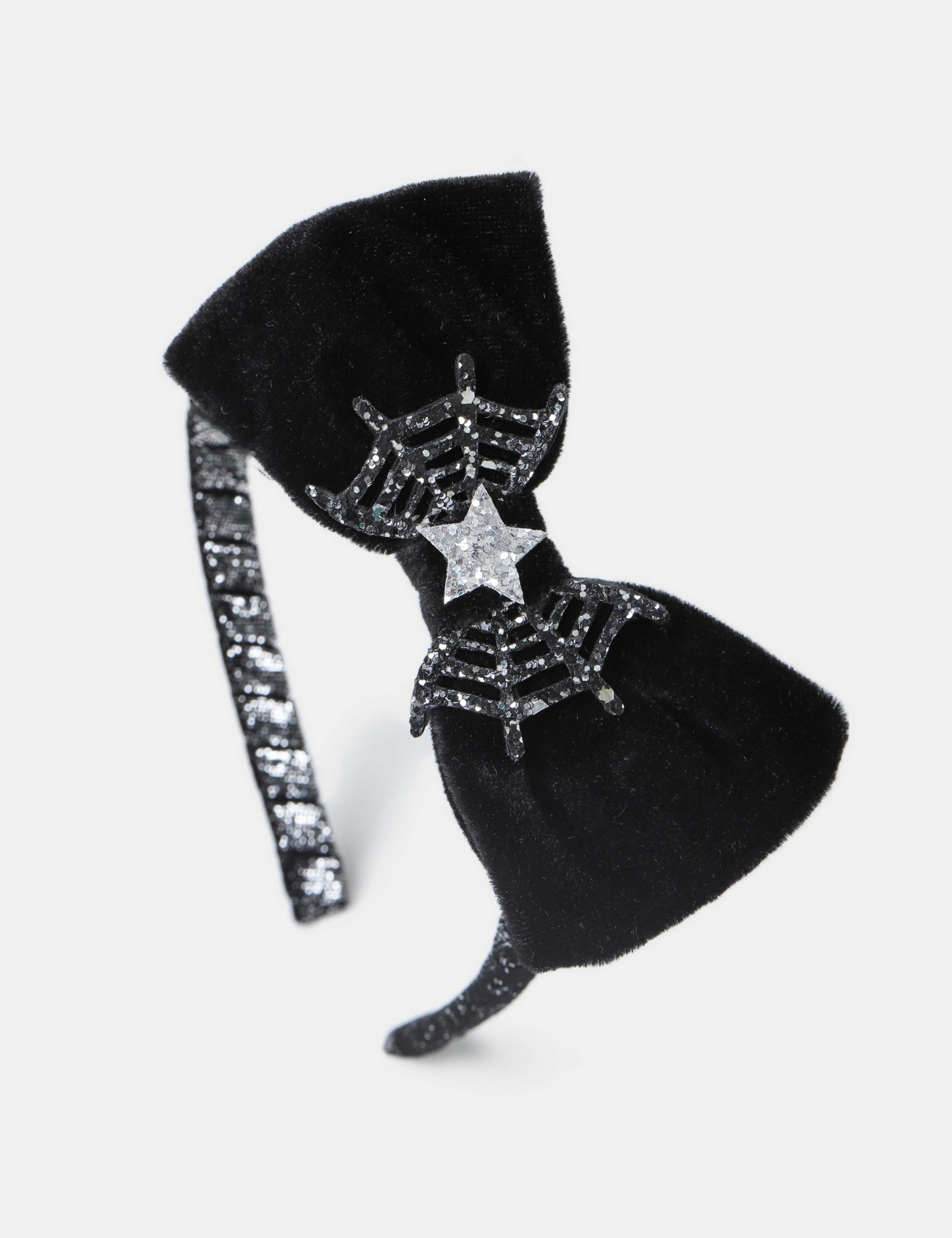 Halloween Velvet Side Bow Headband 2 of 2