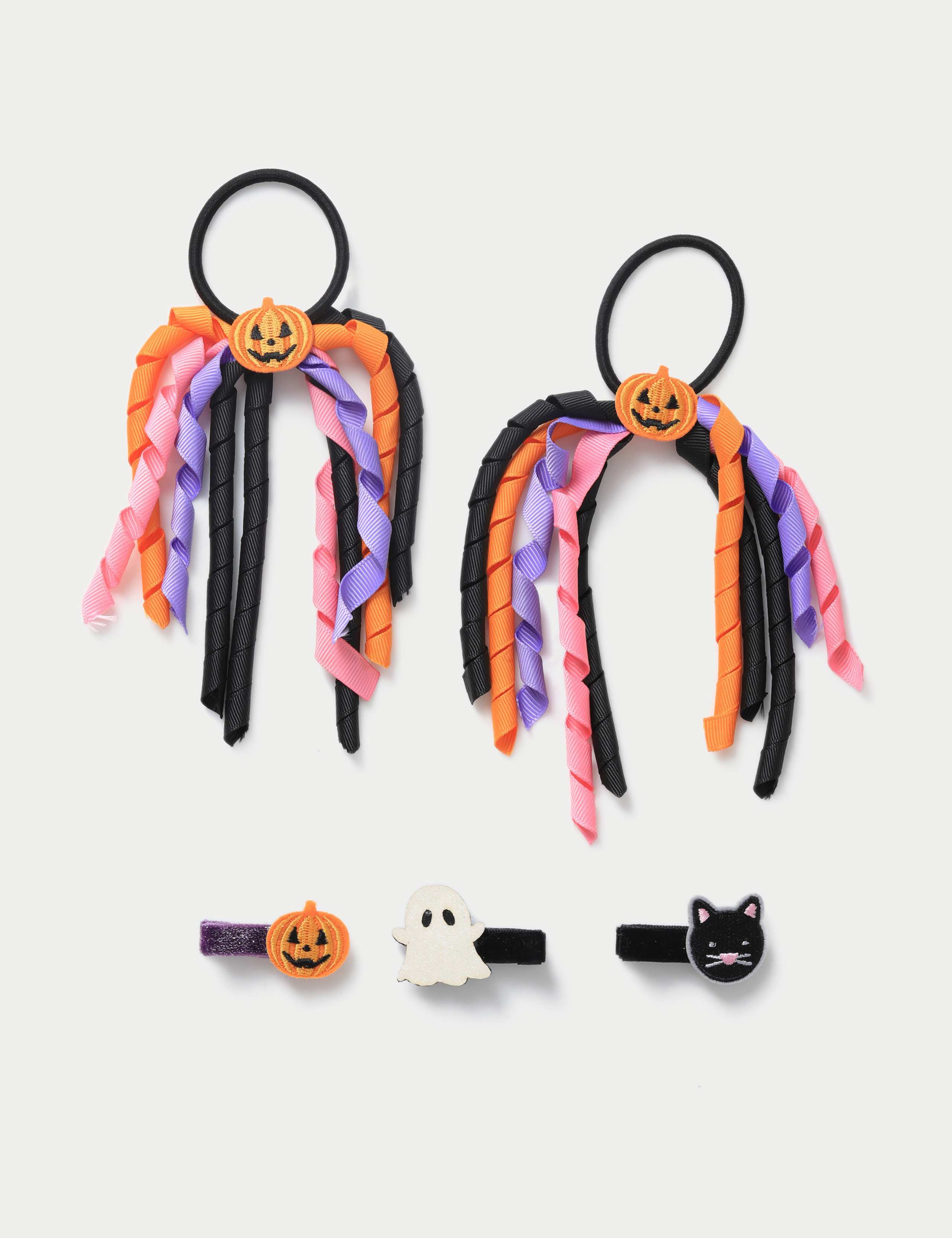 Halloween Pumpkin Spirals & Character Clip Pack Set 1 of 2
