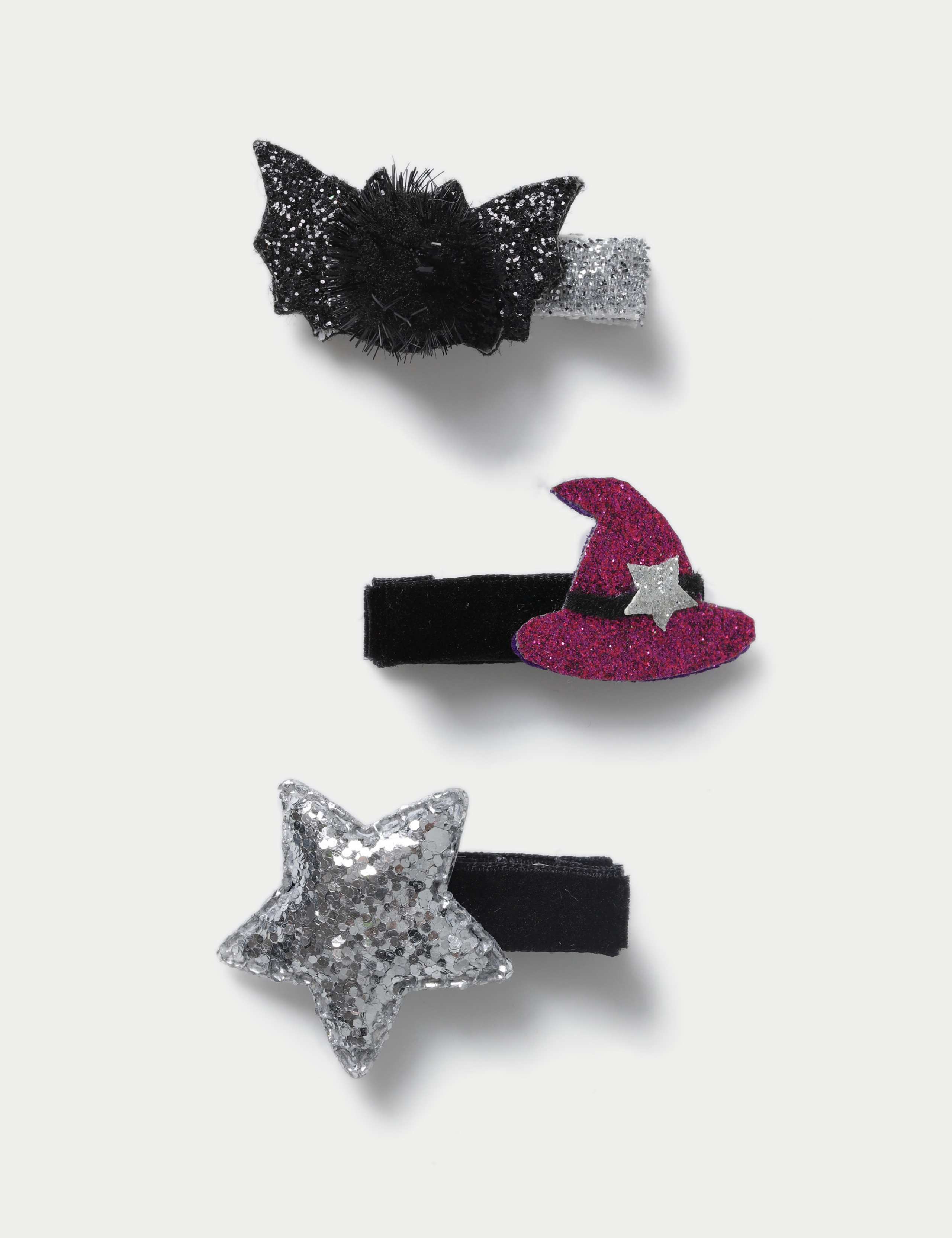 Halloween Witches Hat & Character Clip Set 3 of 3