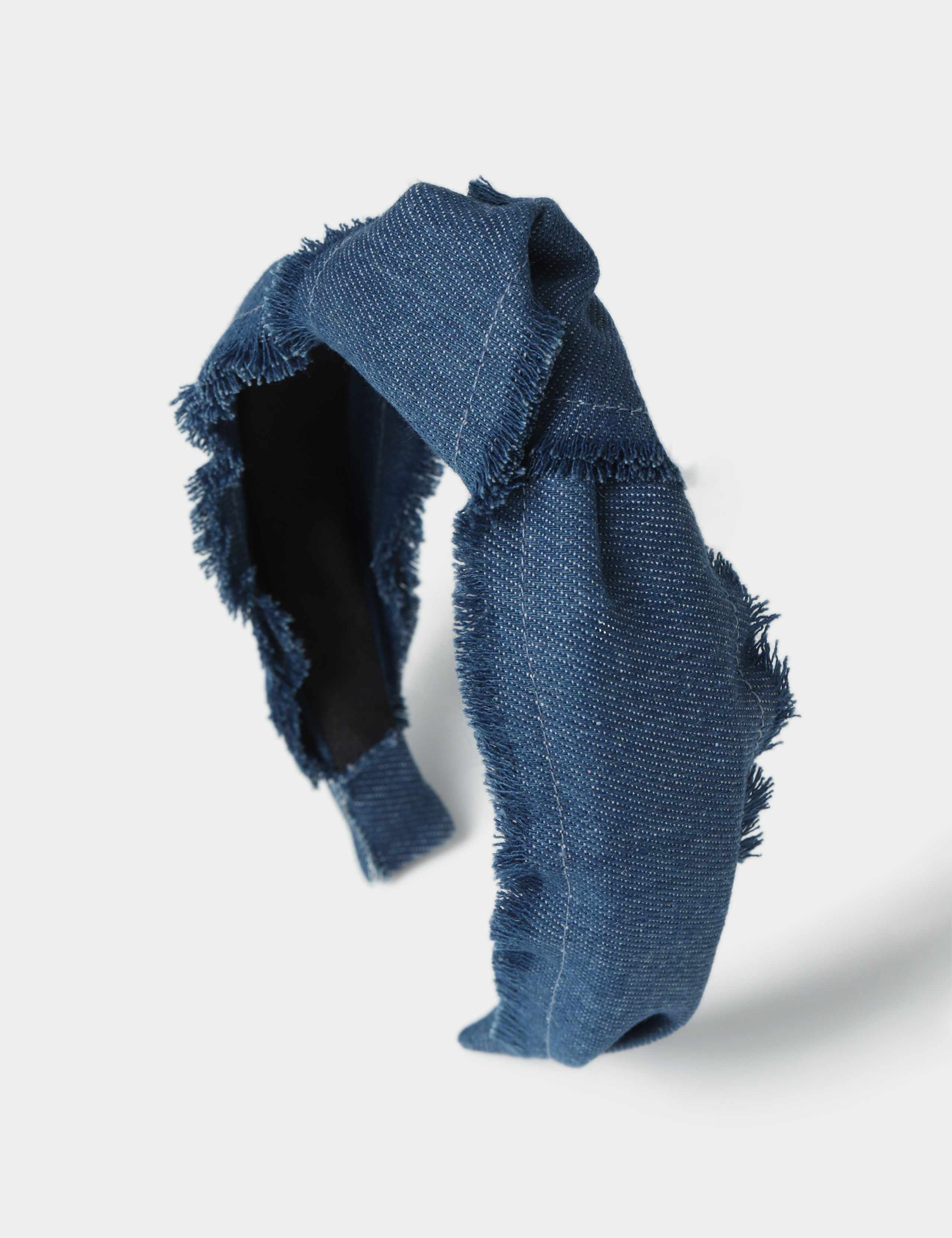 Frayed Denim Aliceband 2 of 2