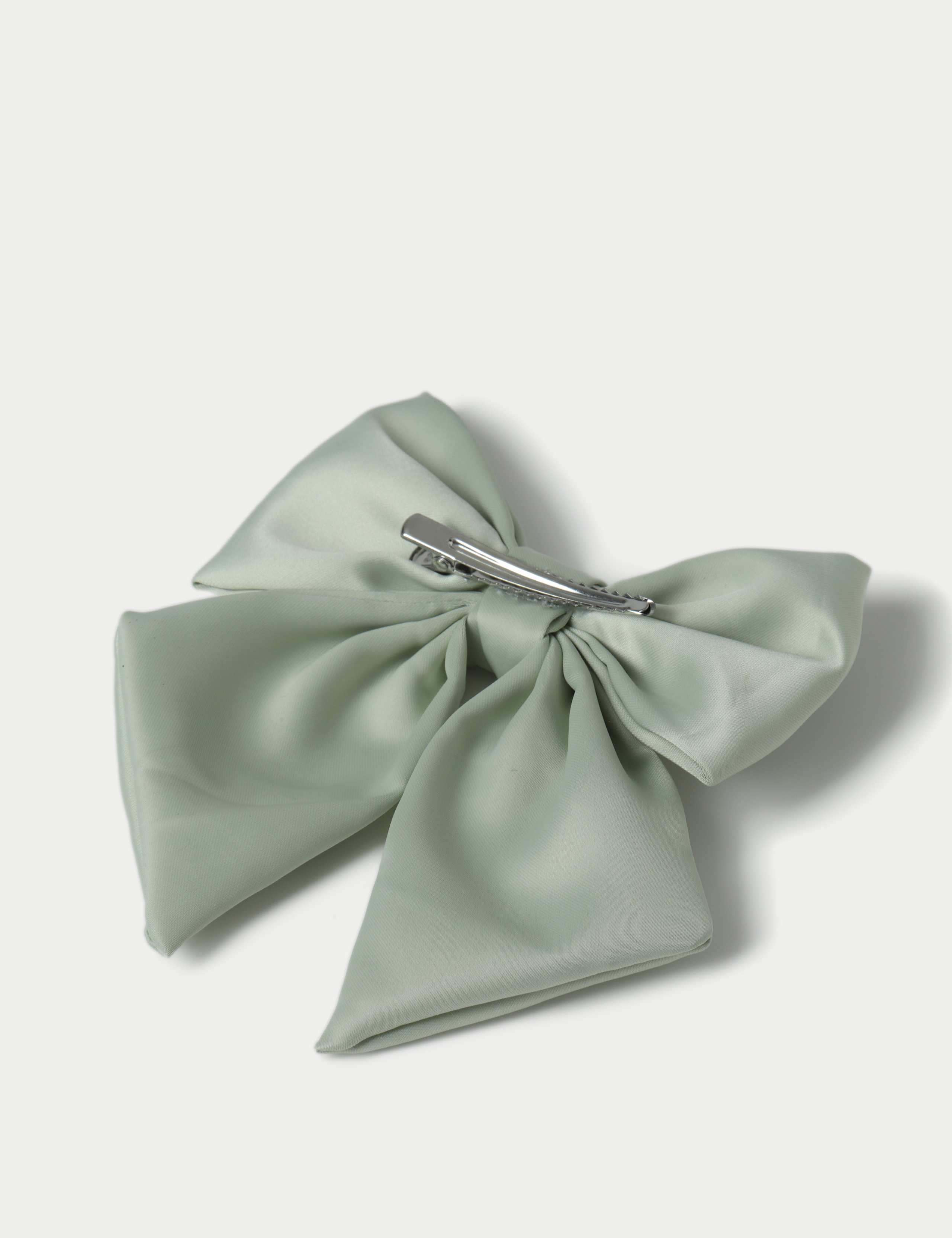 Green Satin Bow 3 of 3