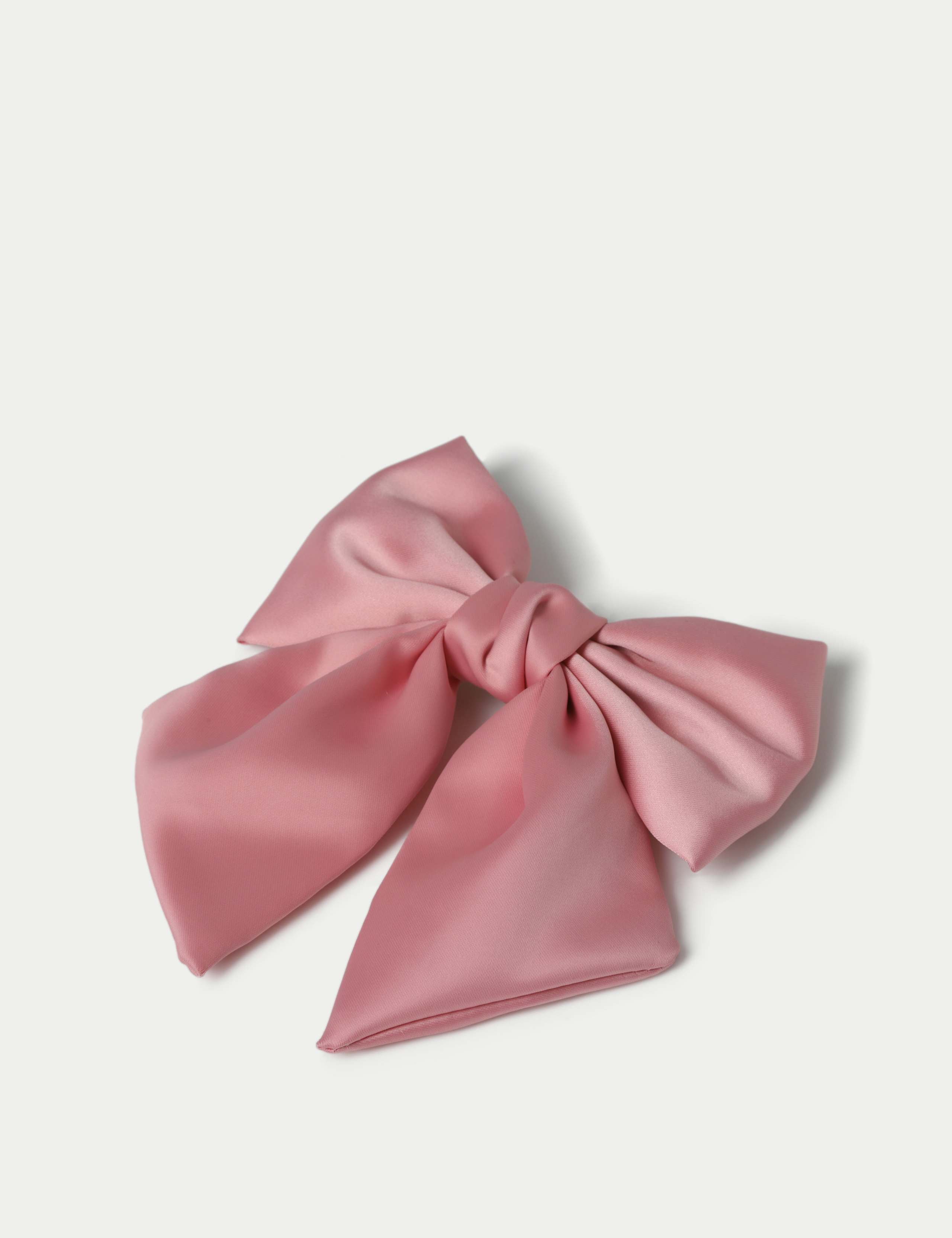 Pink Satin  Bow 1 of 2