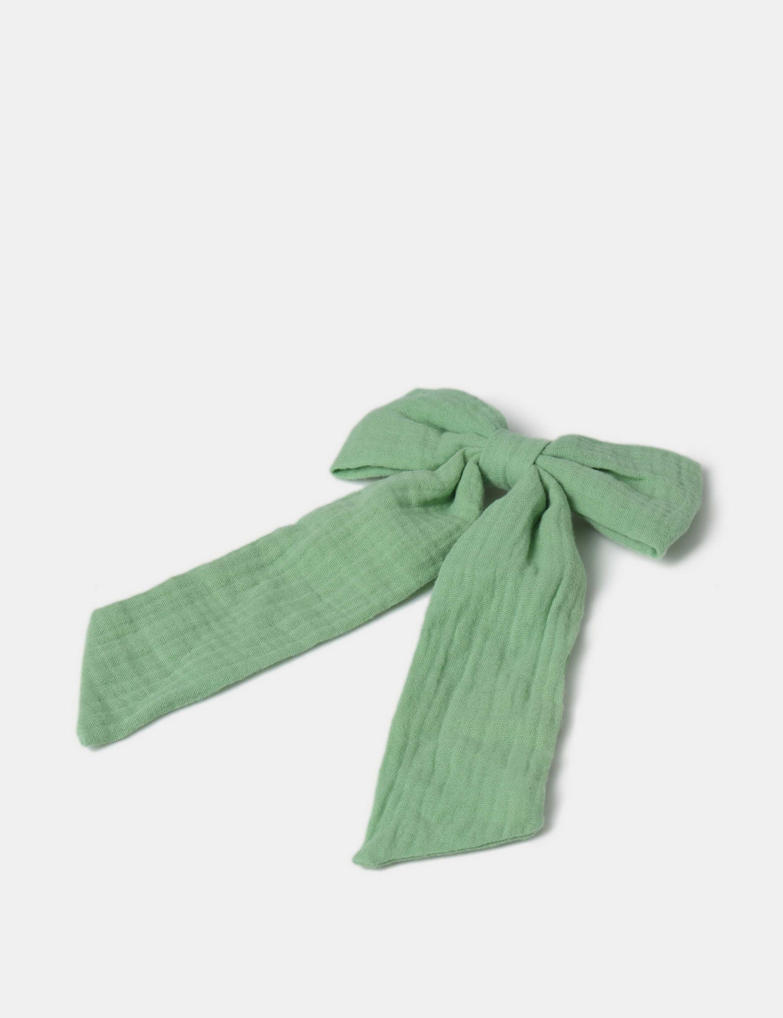 Green Double Cloth Bow 2 of 3