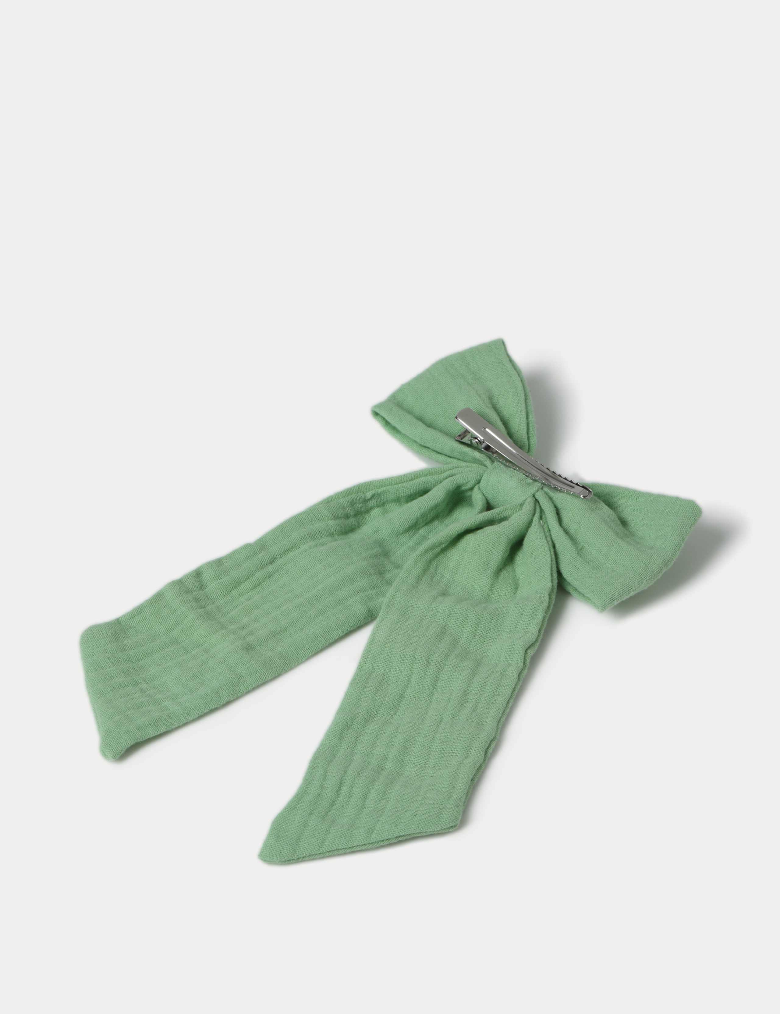 Green Double Cloth Bow 3 of 3