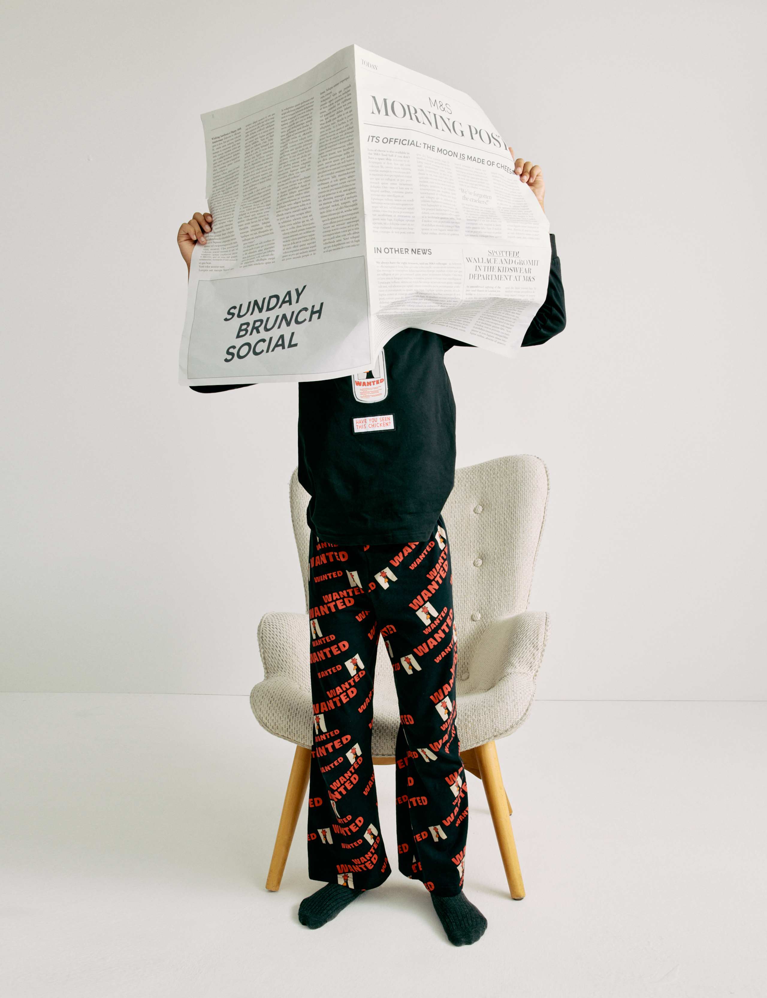 Pure Cotton Wallace & Gromit™ Pyjamas (6-16 Yrs) 4 of 6