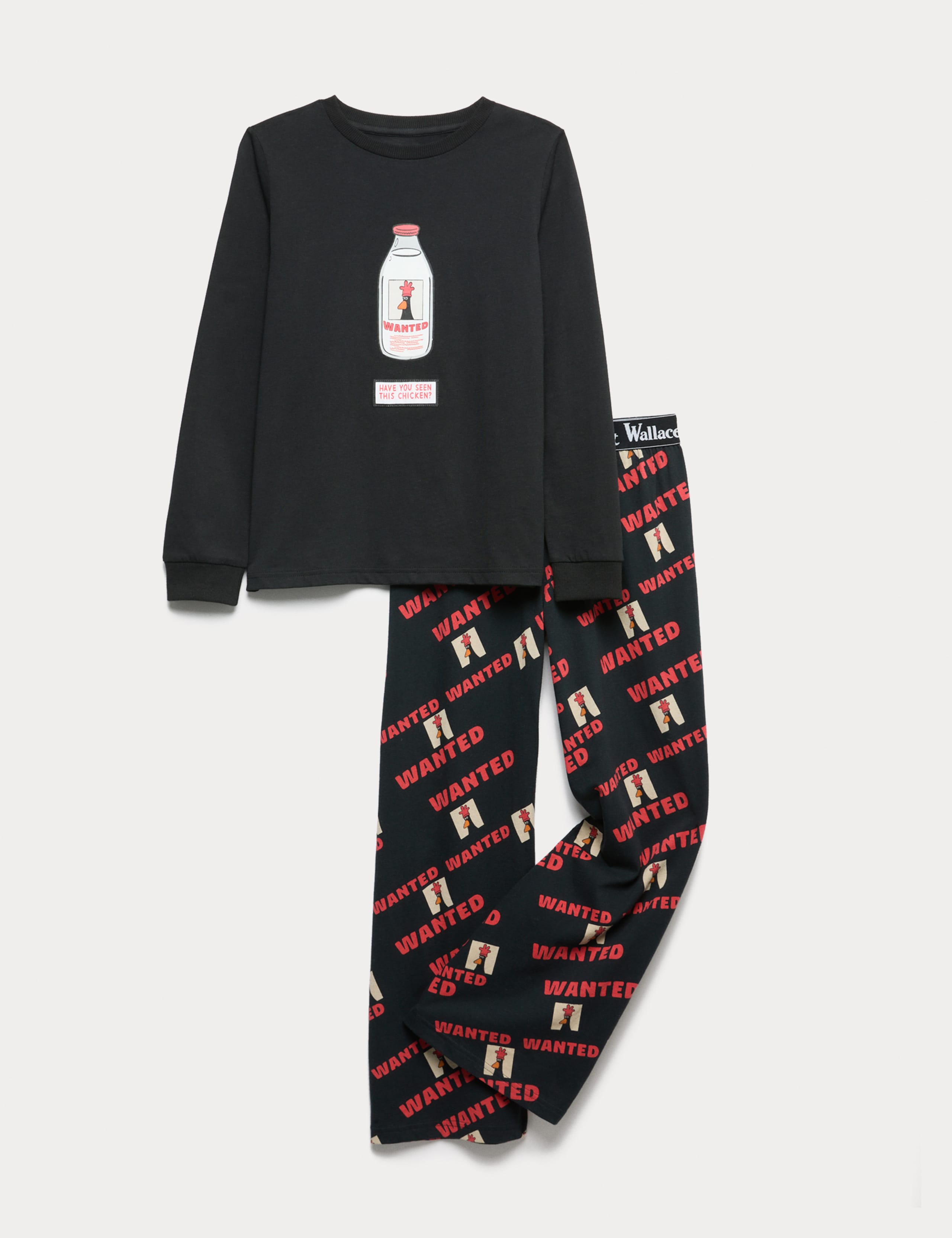 Pure Cotton Wallace & Gromit™ Pyjamas (6-16 Yrs) 2 of 6