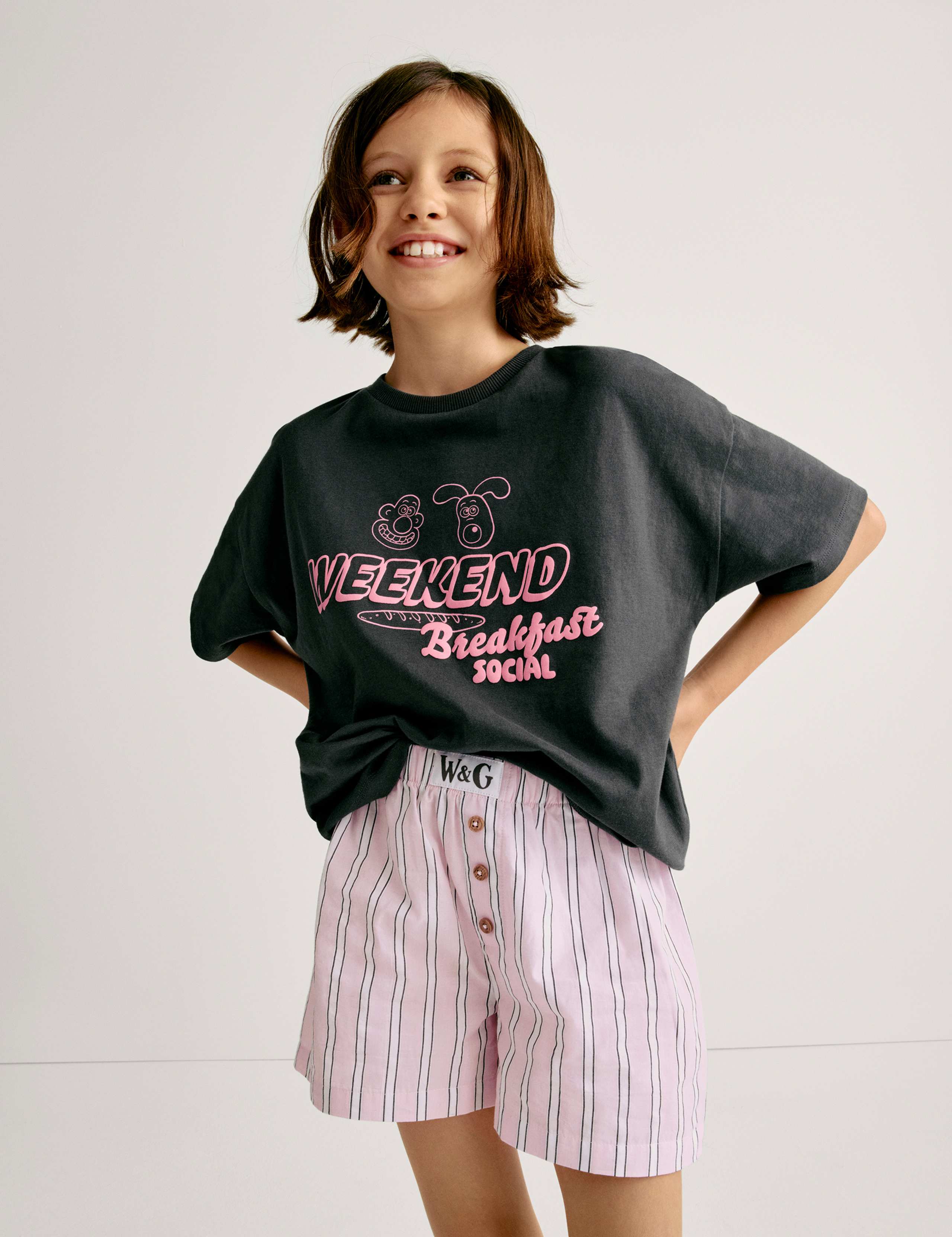 Pure Cotton Wallace & Gromit™ Pyjamas (6-16 Yrs) 4 of 5