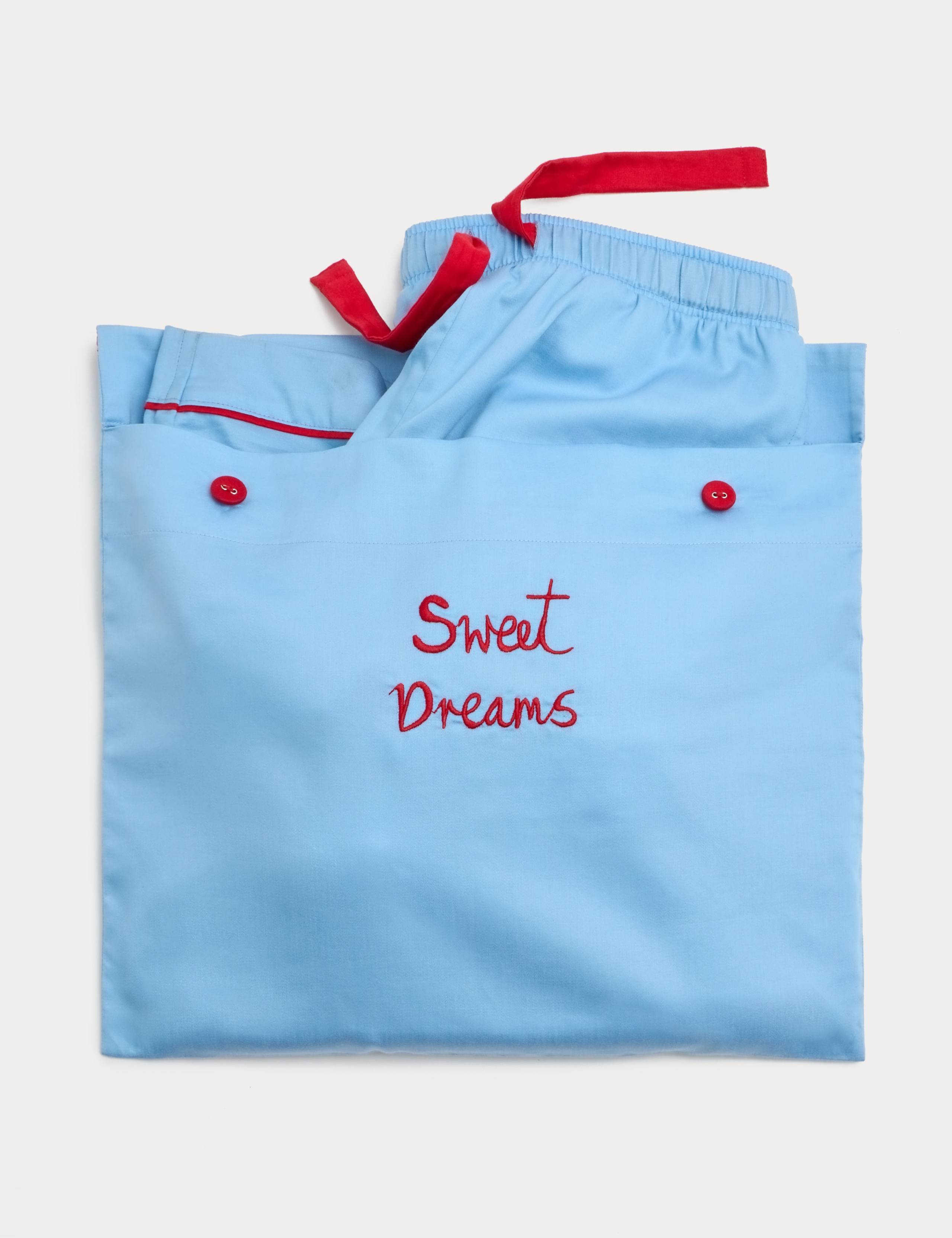 Pure Cotton Dreamers Slogan Pyjamas (3-10 Yrs) 7 of 8
